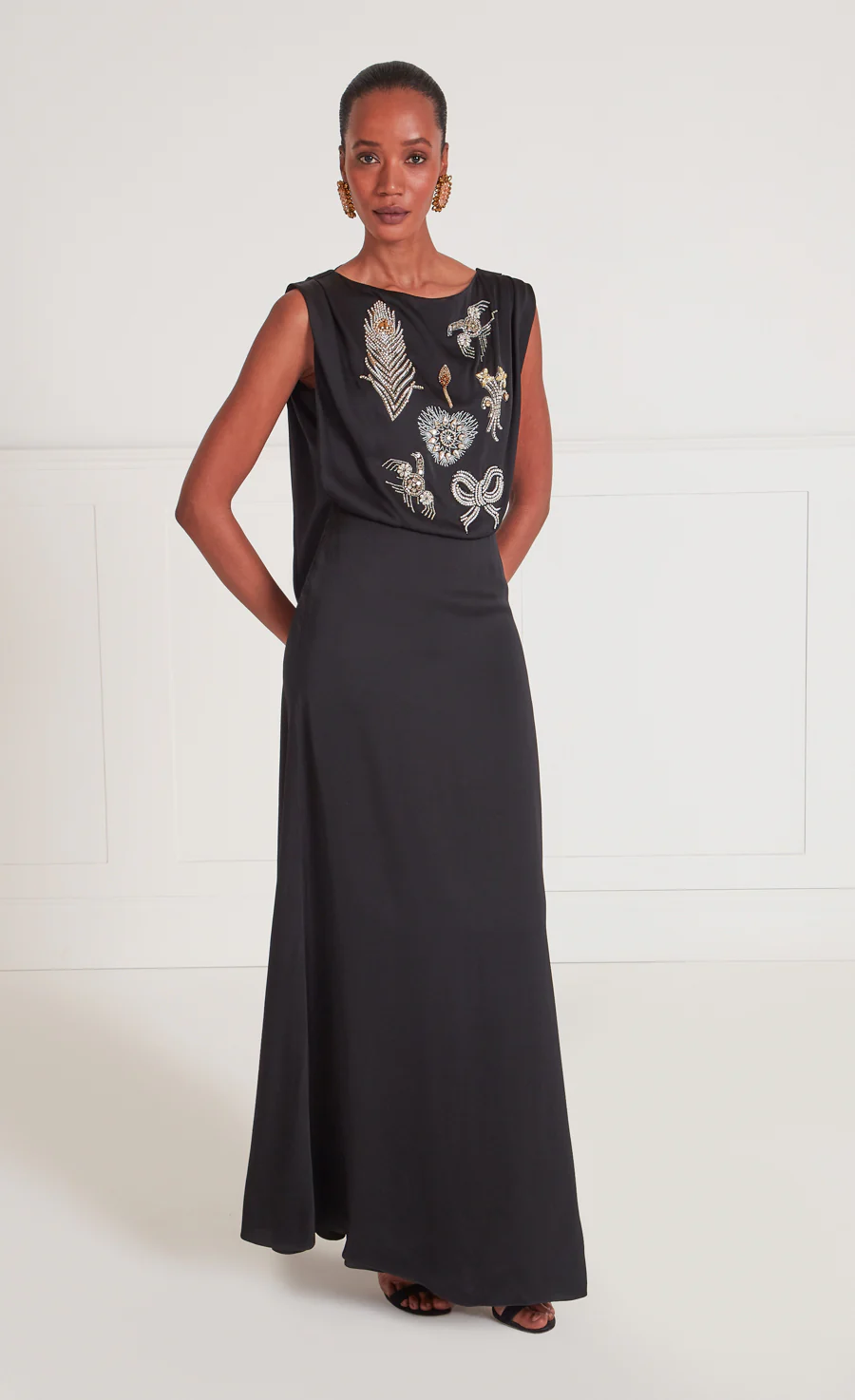 Adalina Gown - Black - Image 2
