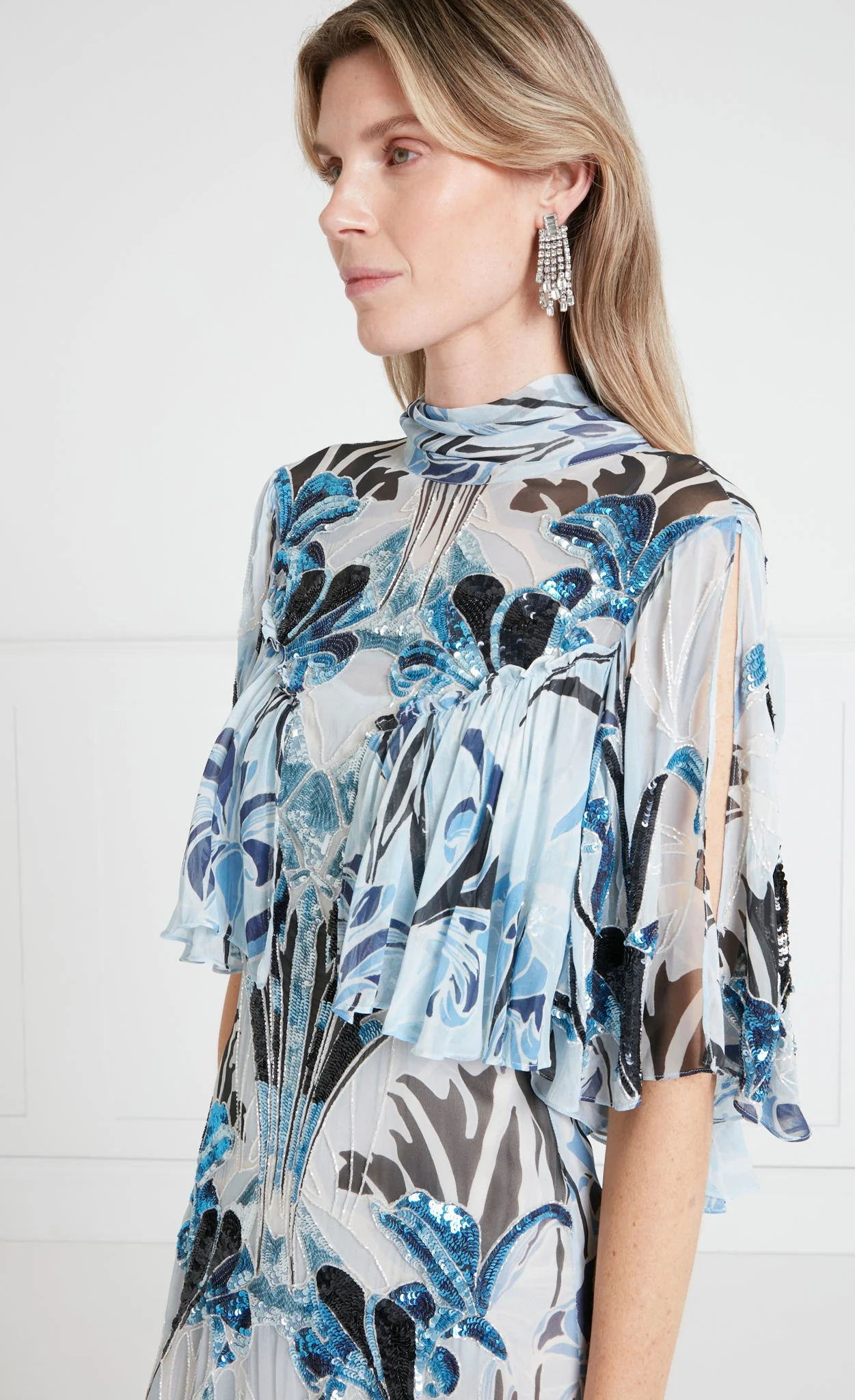 Alani Dress - Blue - Image 6