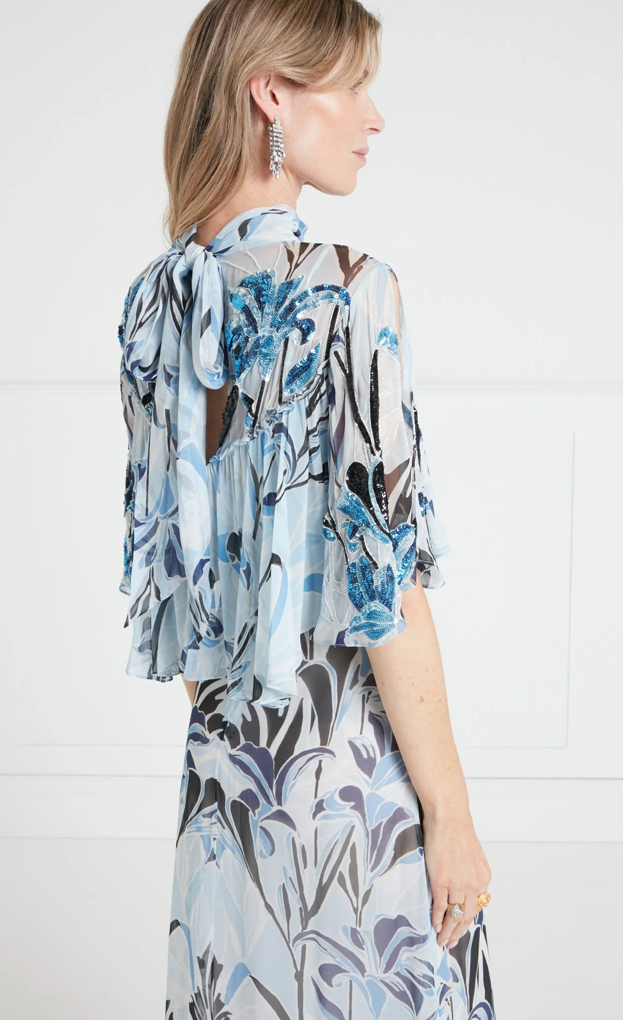 Alani Dress - Blue - Image 7