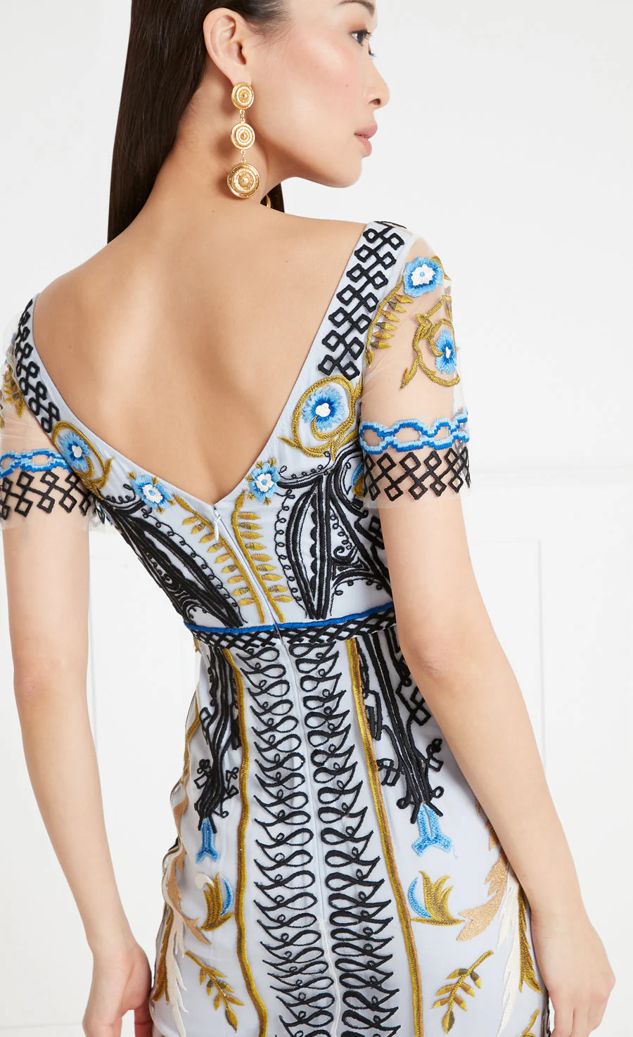 Alessia Midi Dress - Halogen Blue - Image 6