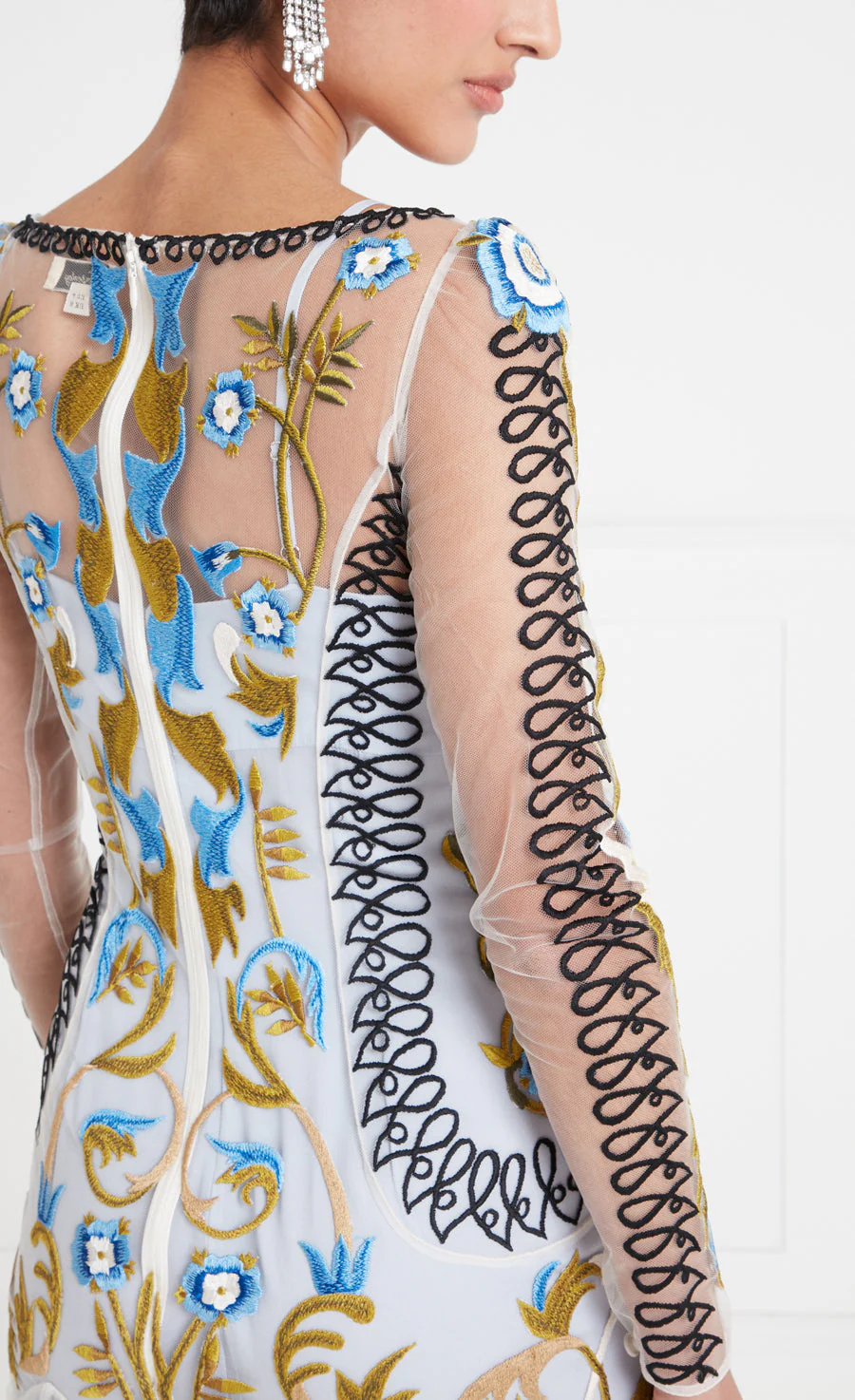 Alessia Sleeved Dress - Halogen Blue - Image 6