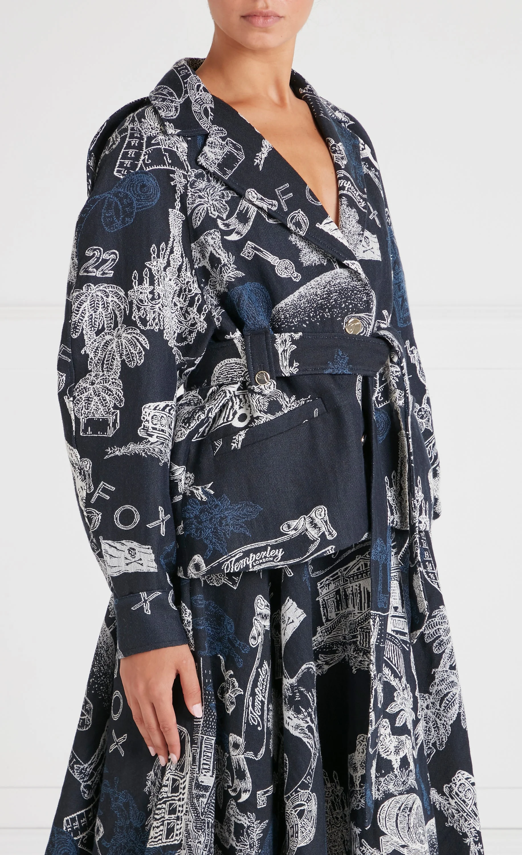 Anniversary Belted Jacket - Twilight - Image 2
