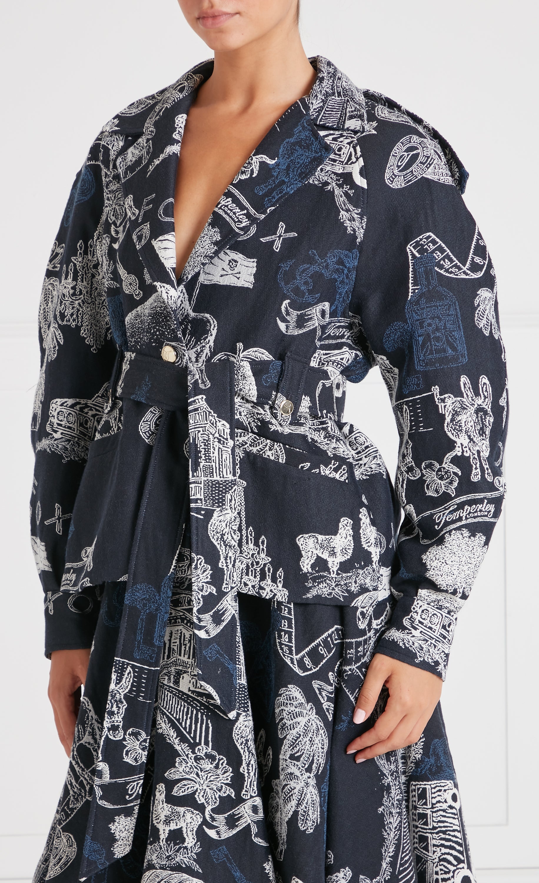 Anniversary Belted Jacket - Twilight - Image 3