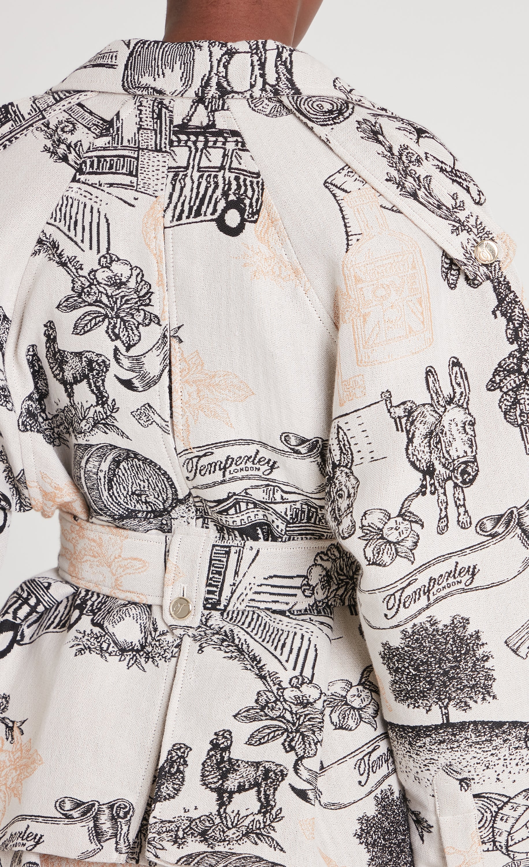 Anniversary Belted Jacket - White - Image 7