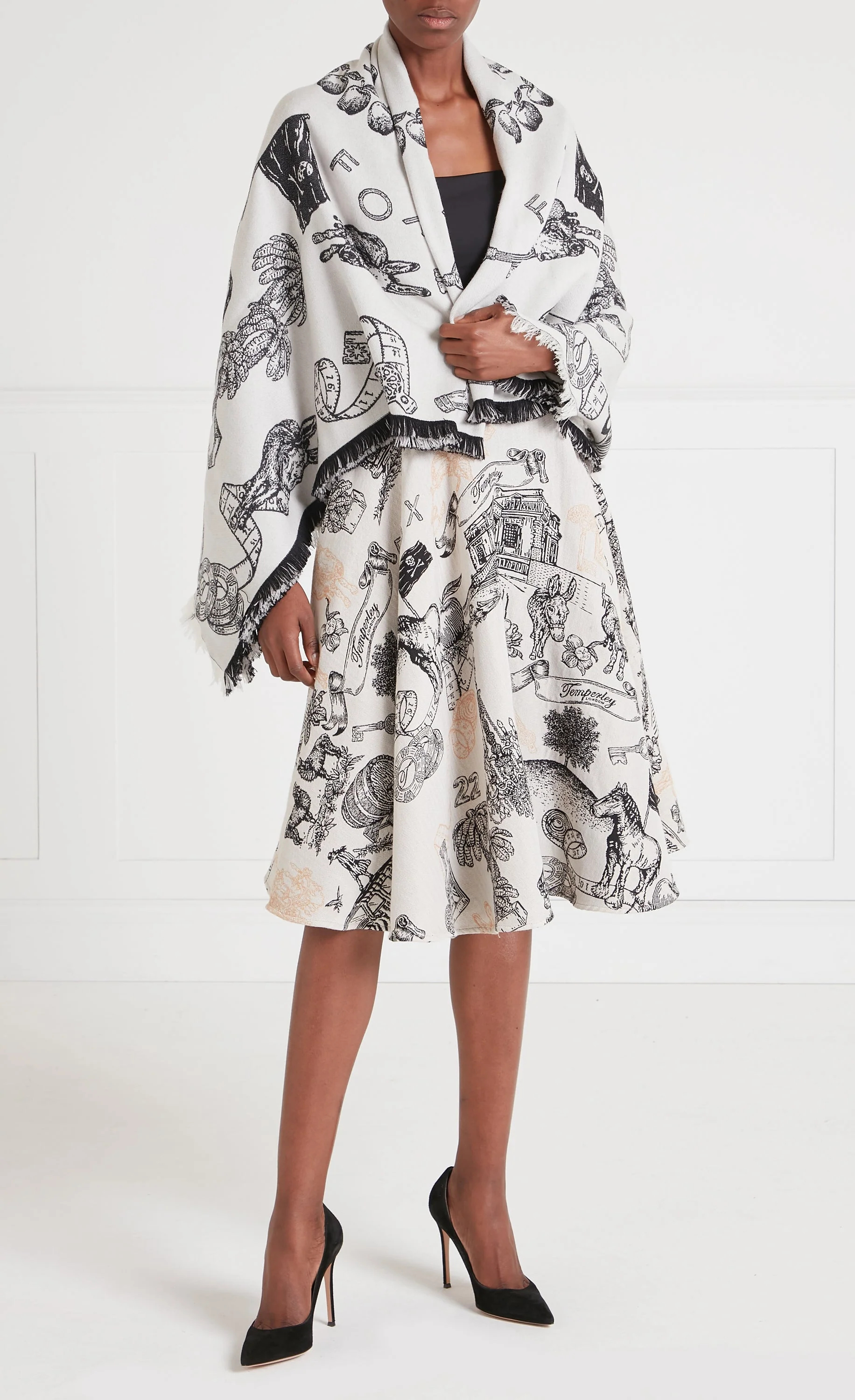Anniversary Shawl - White - Image 2