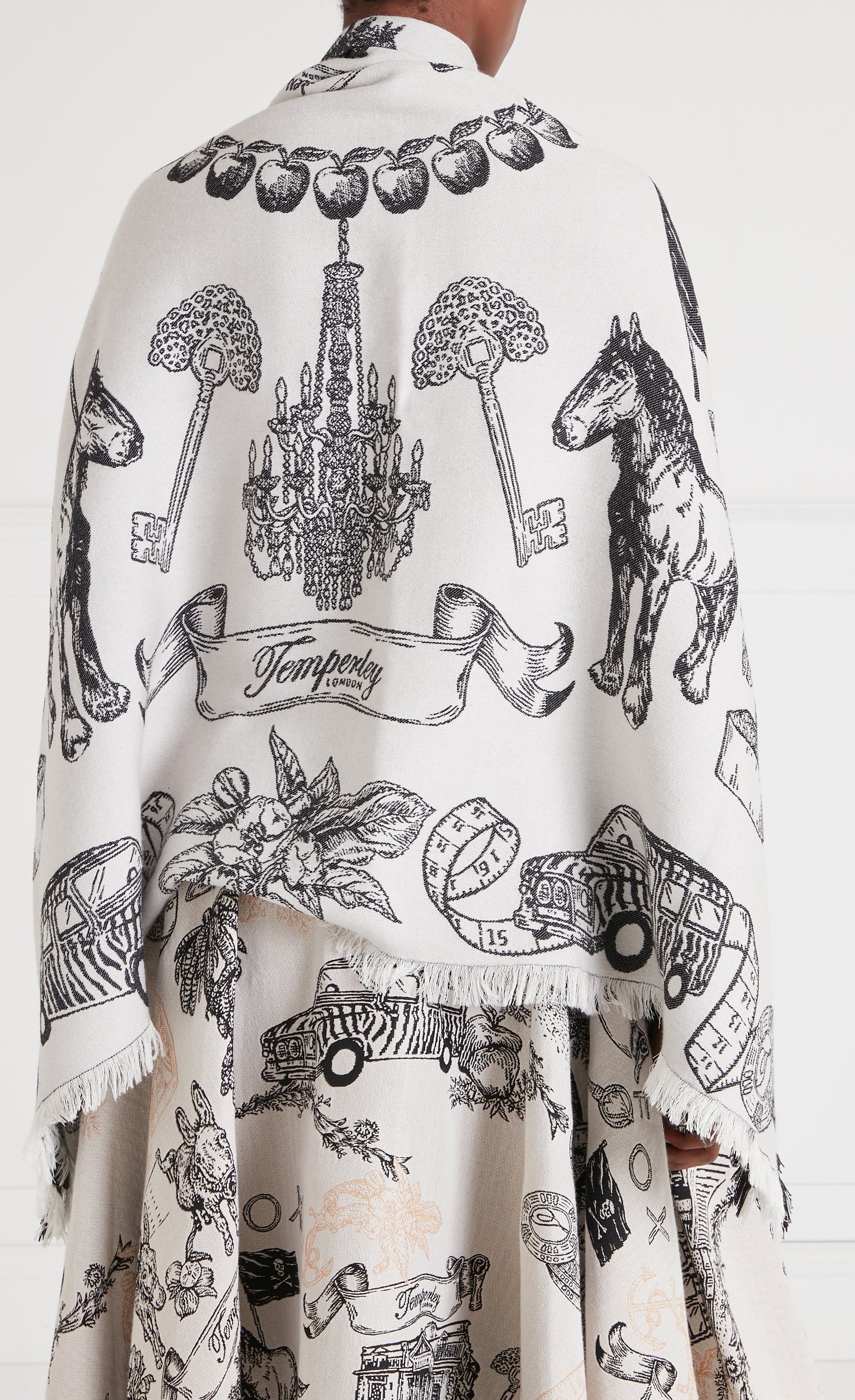 Anniversary Shawl - White - Image 7