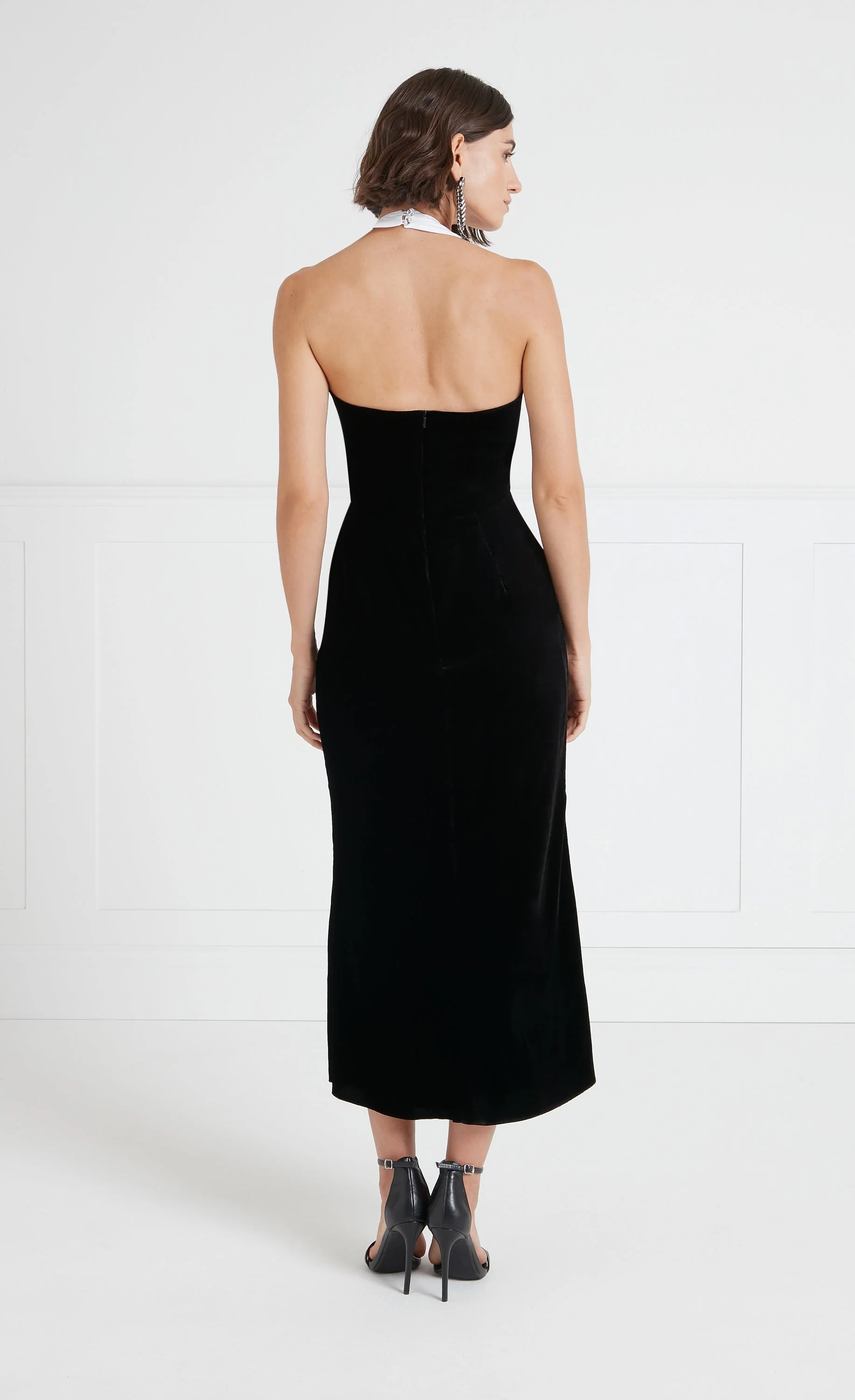 Ashcombe Bib Dress - Black - Image 4
