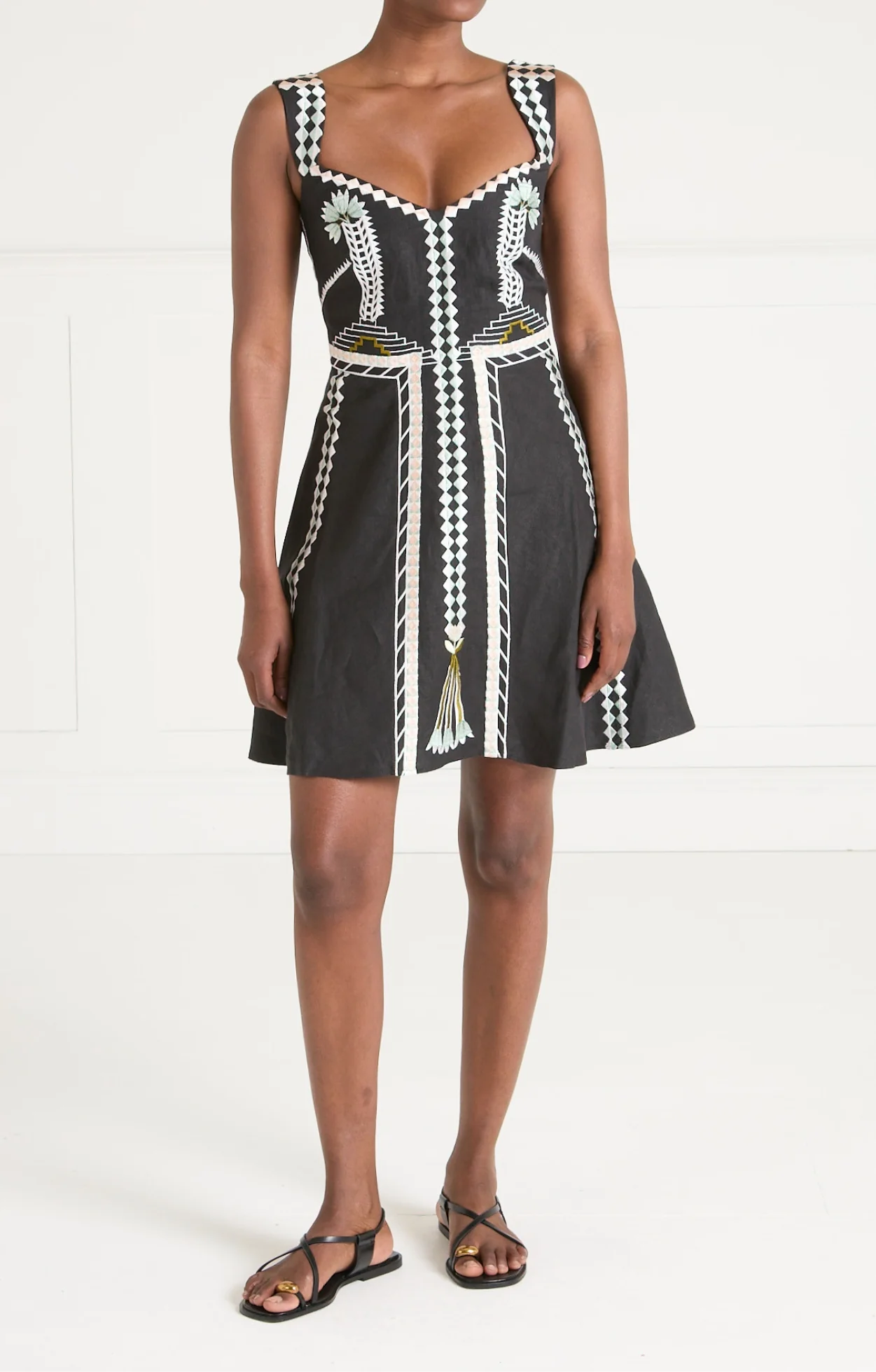 Avalon Mini Dress - Black - Image 2