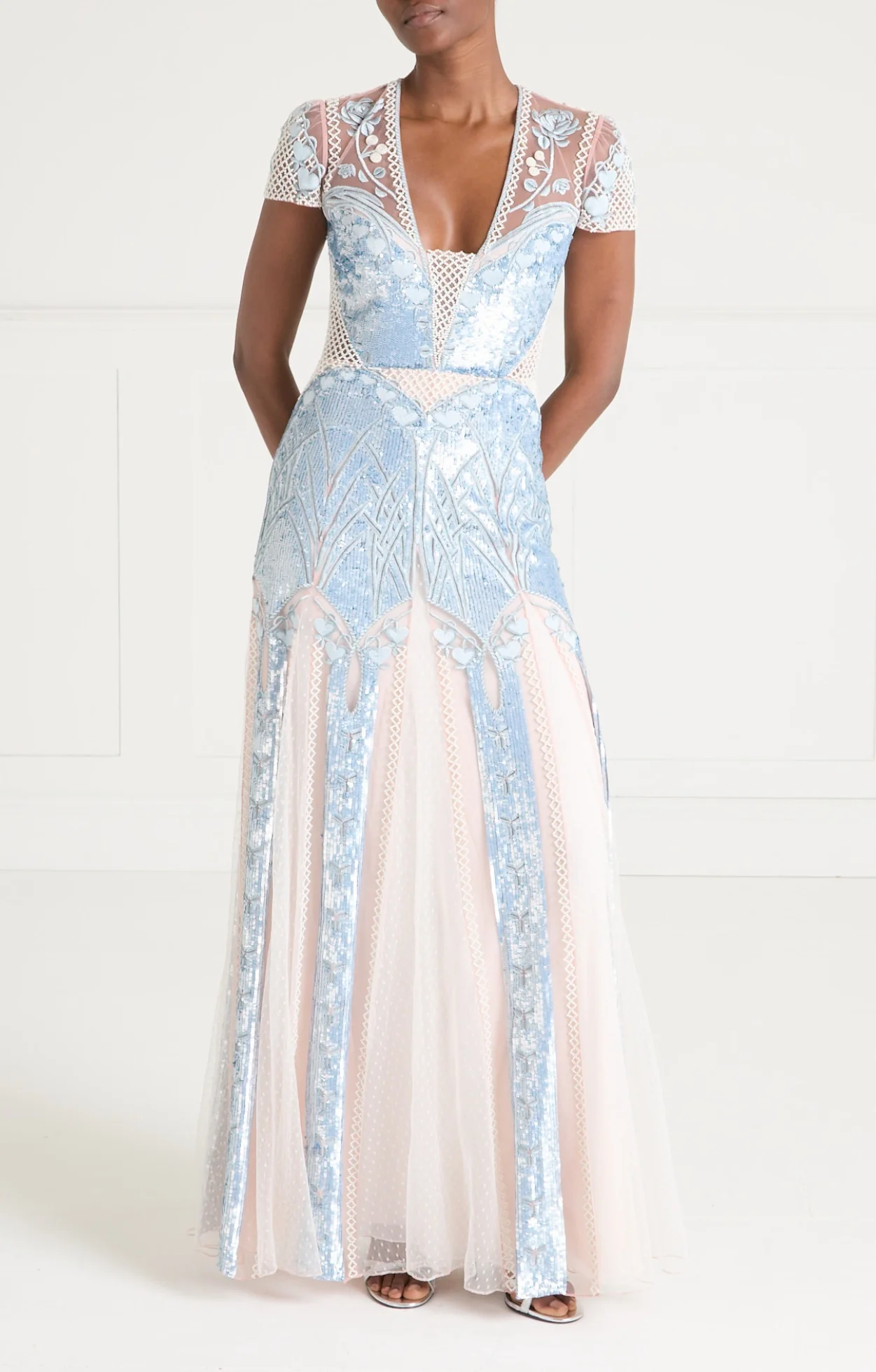 Cabira Gown - Powder Blue - Image 2