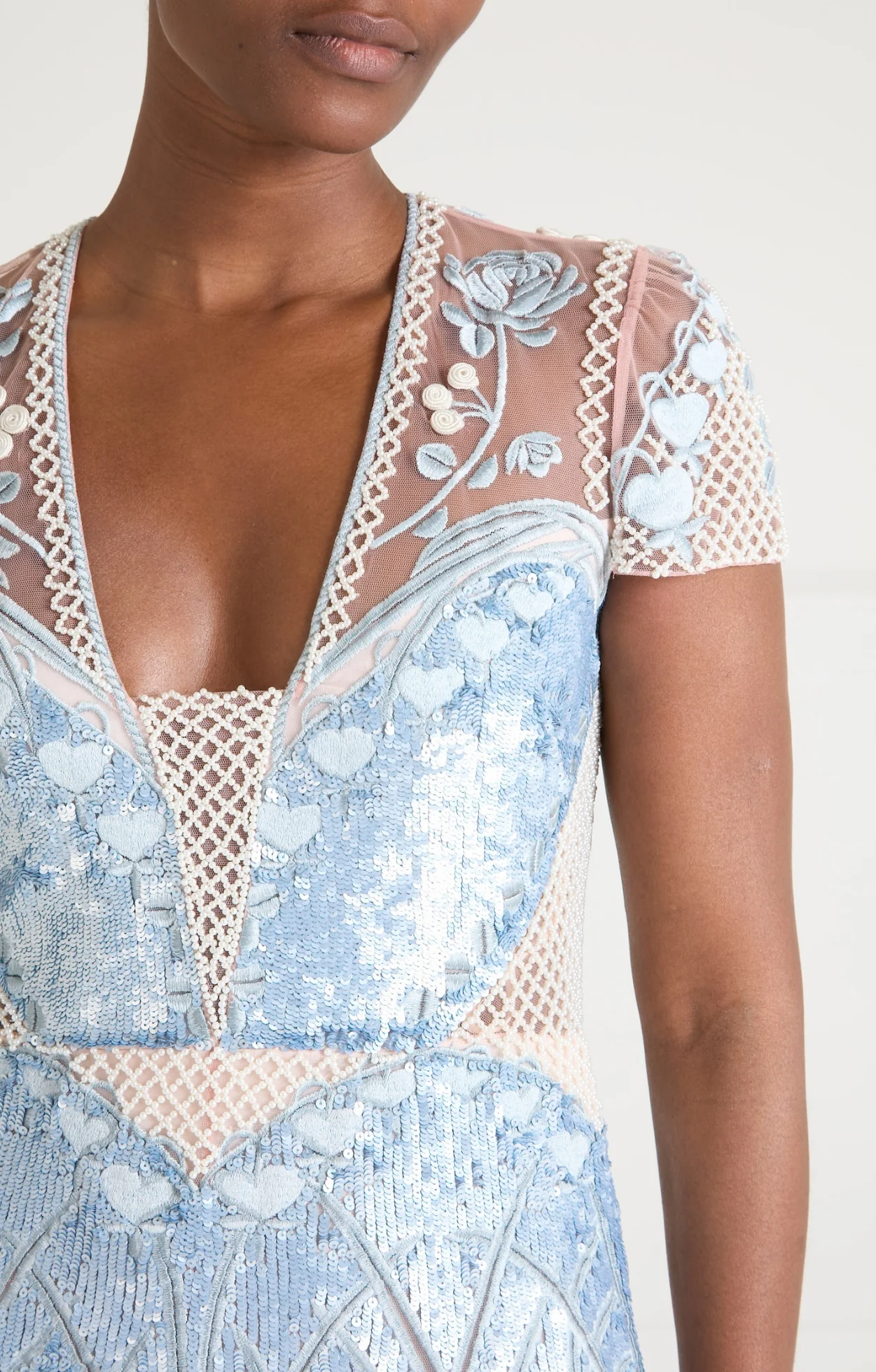 Cabira Gown - Powder Blue - Image 7