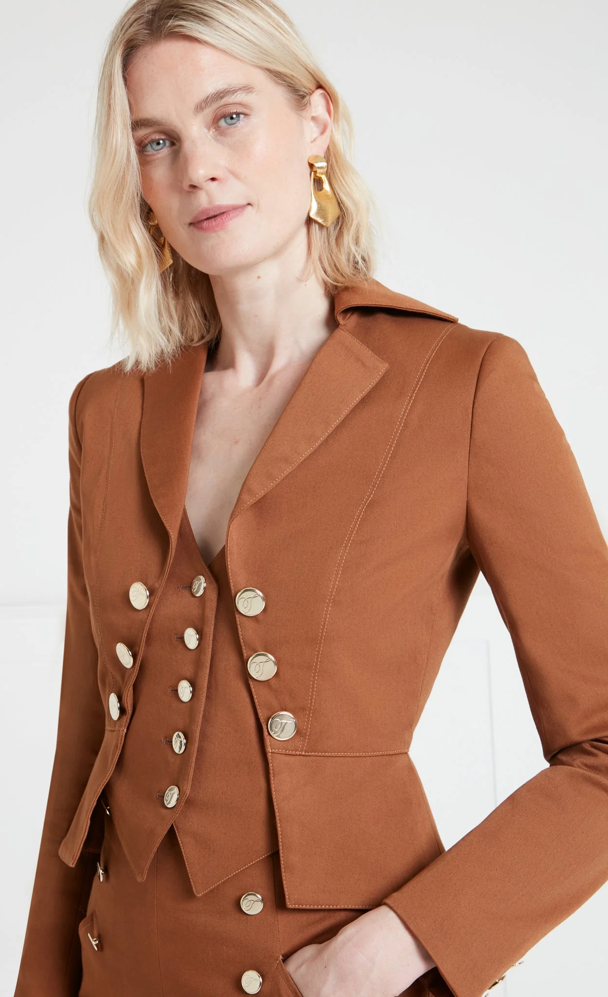 Castell Jacket - Brown - Image 2