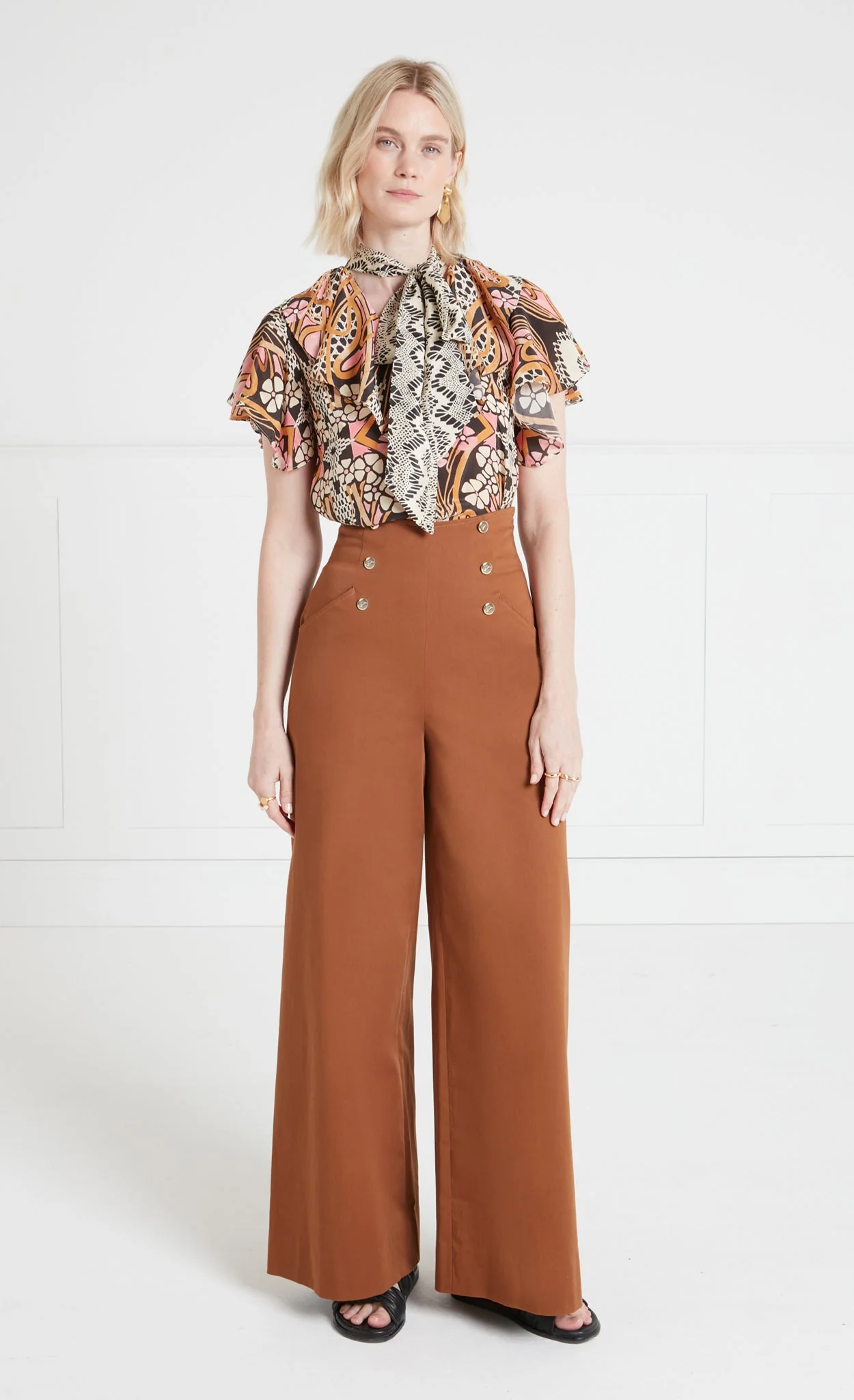 Castell Trousers - Brown - Image 2