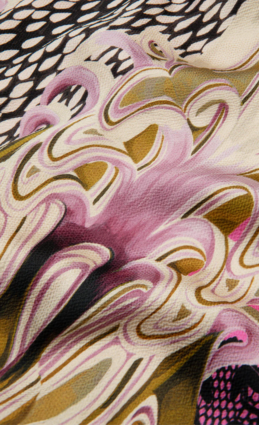Cici Print Halter Dress - Azalea - Image 7