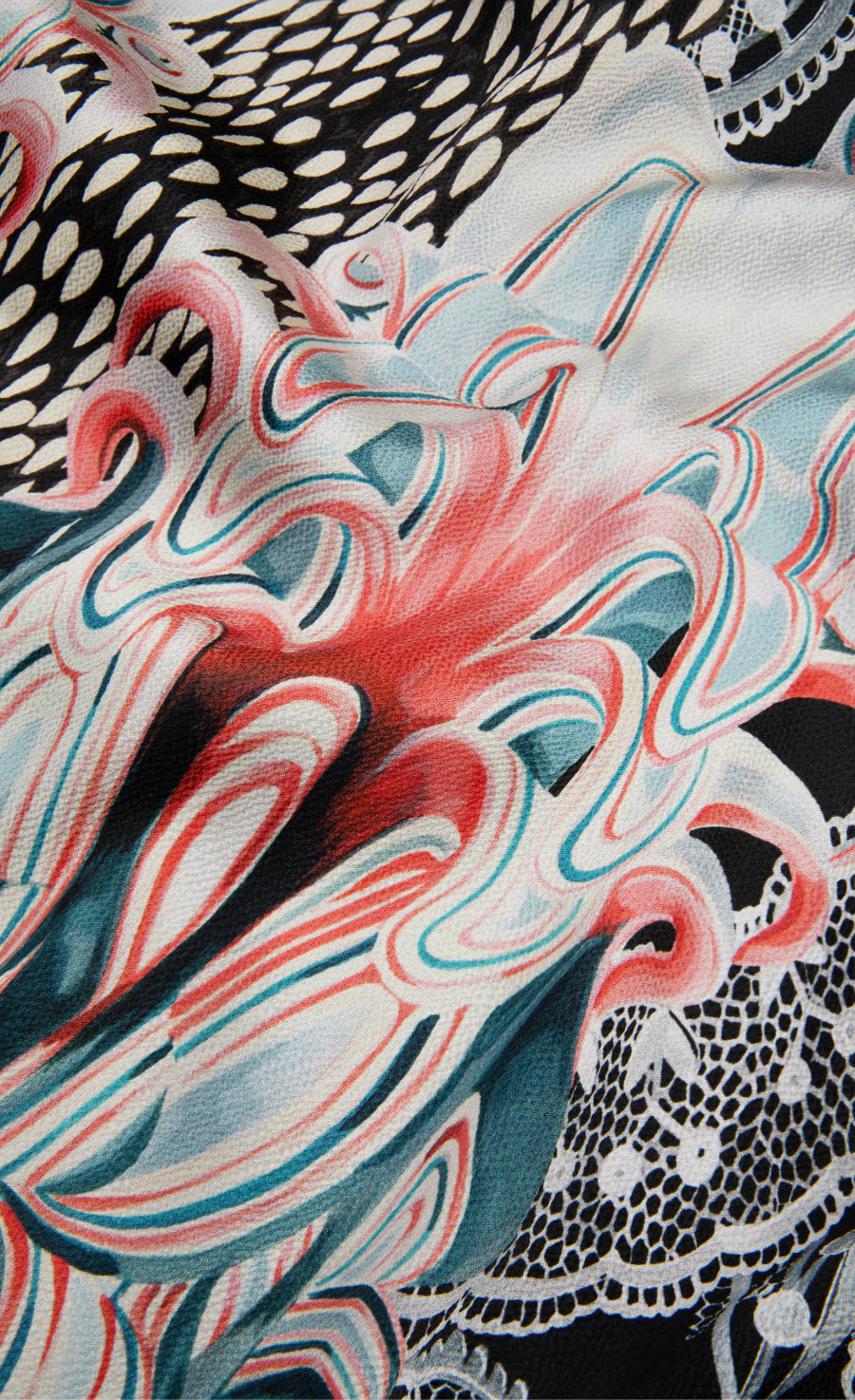 Cici Print Halter Dress - Black - Image 7