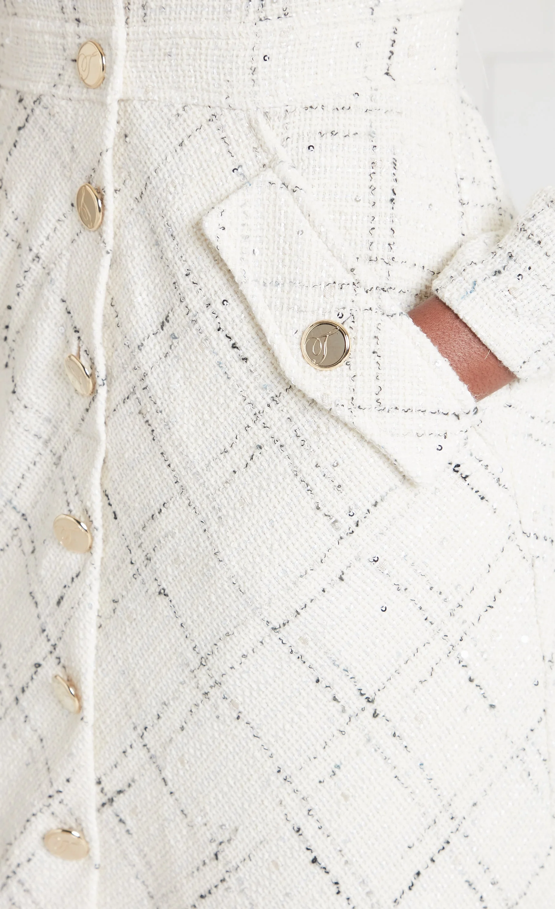 Colonel Dress - White Check - Image 5