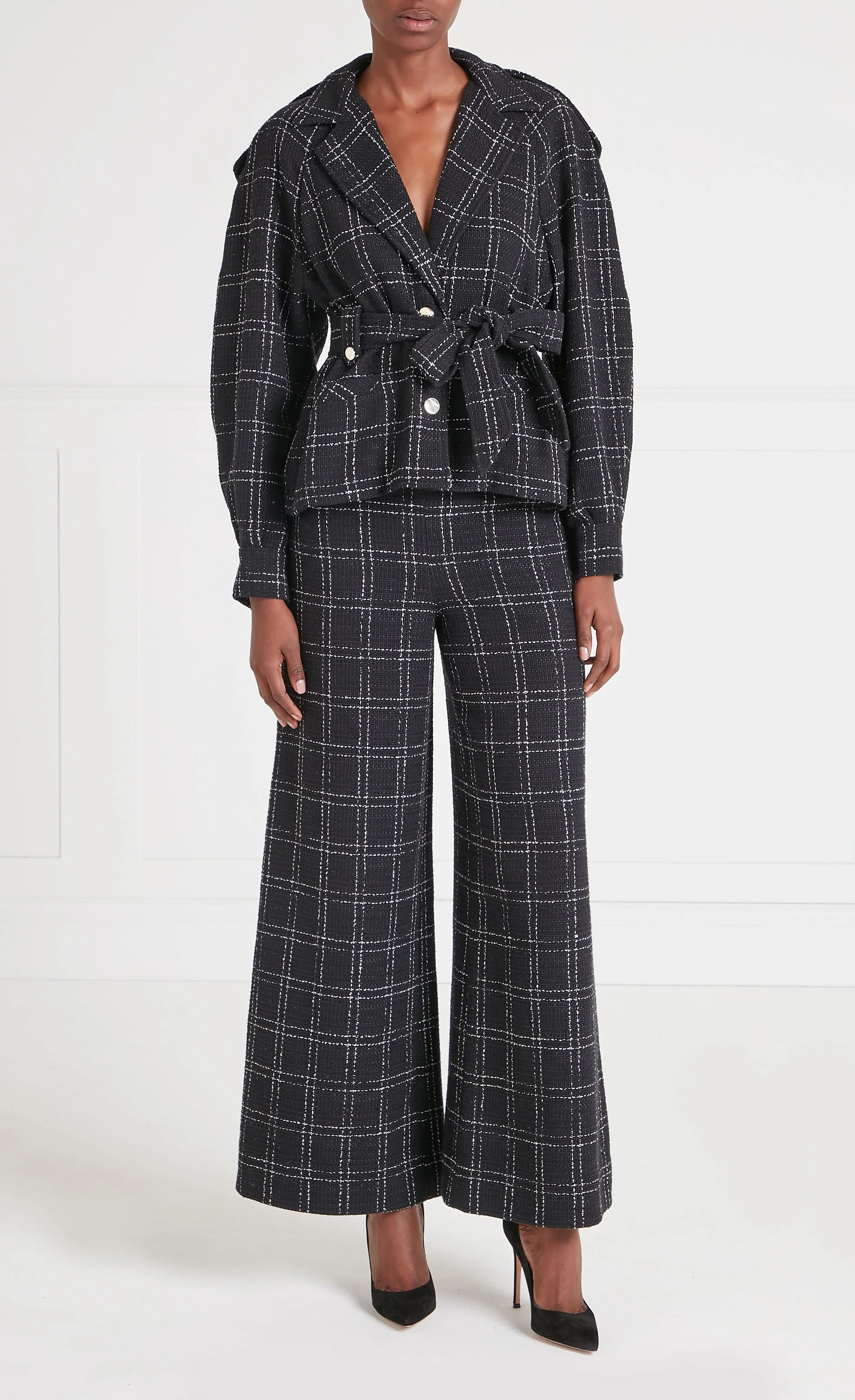 Colonel Trousers - Black Check - Image 2