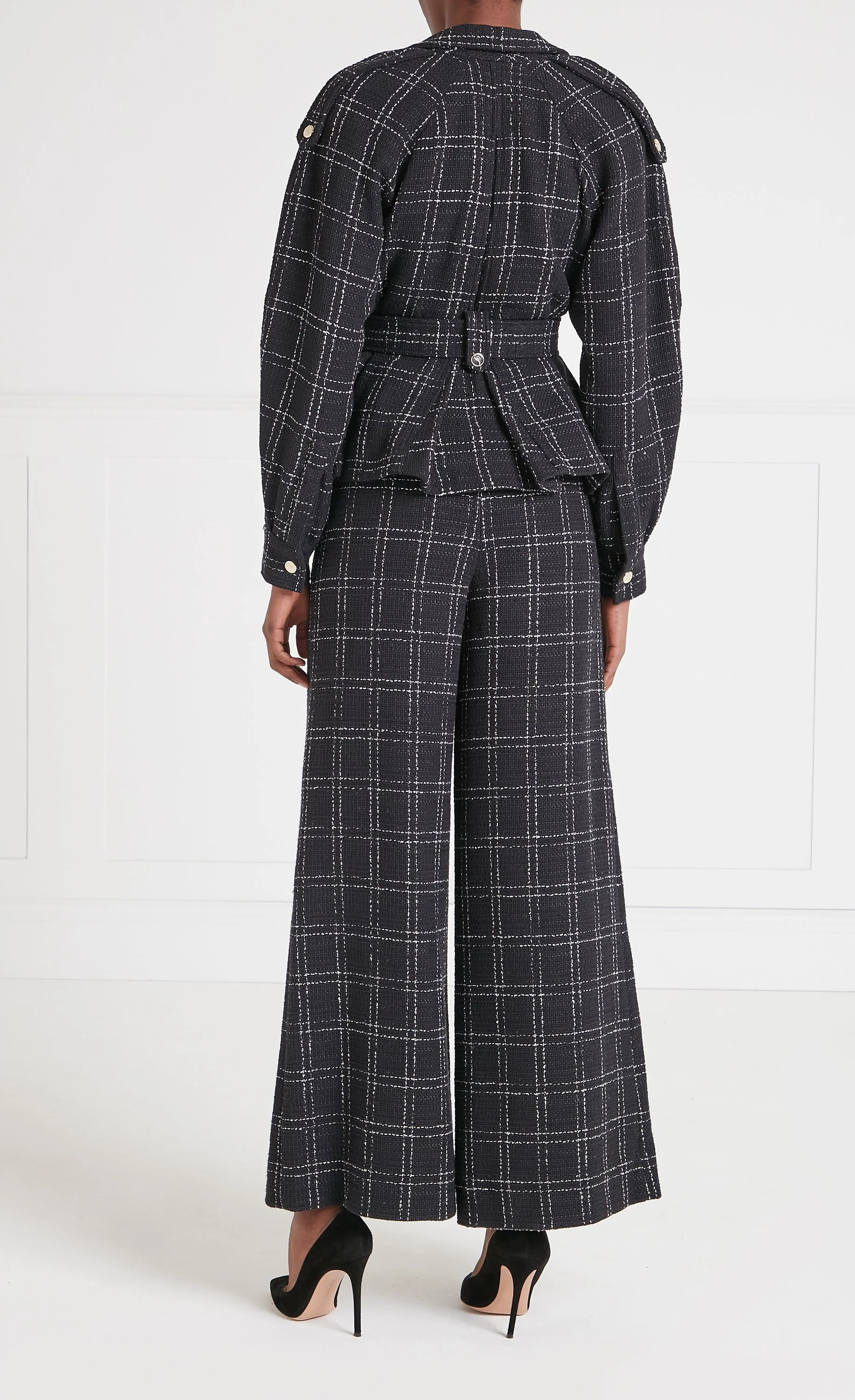 Colonel Trousers - Black Check - Image 3