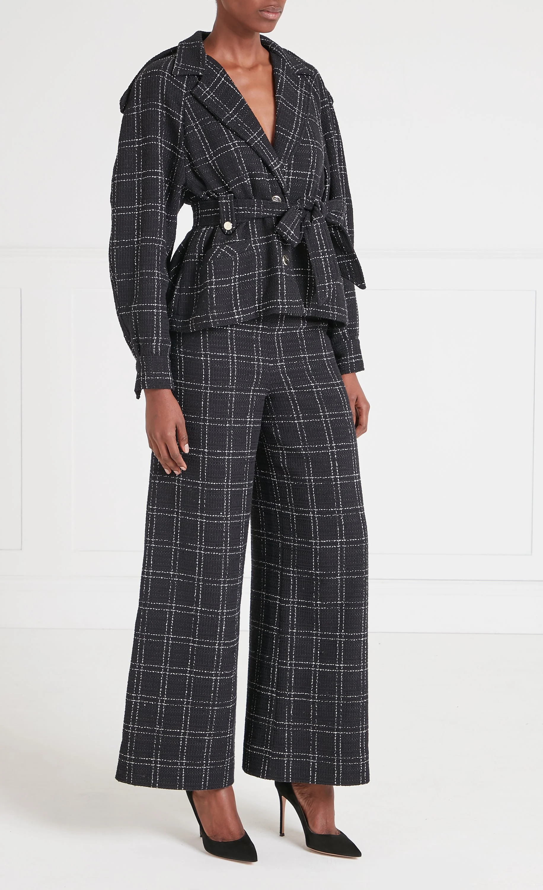 Colonel Trousers - Black Check - Image 4