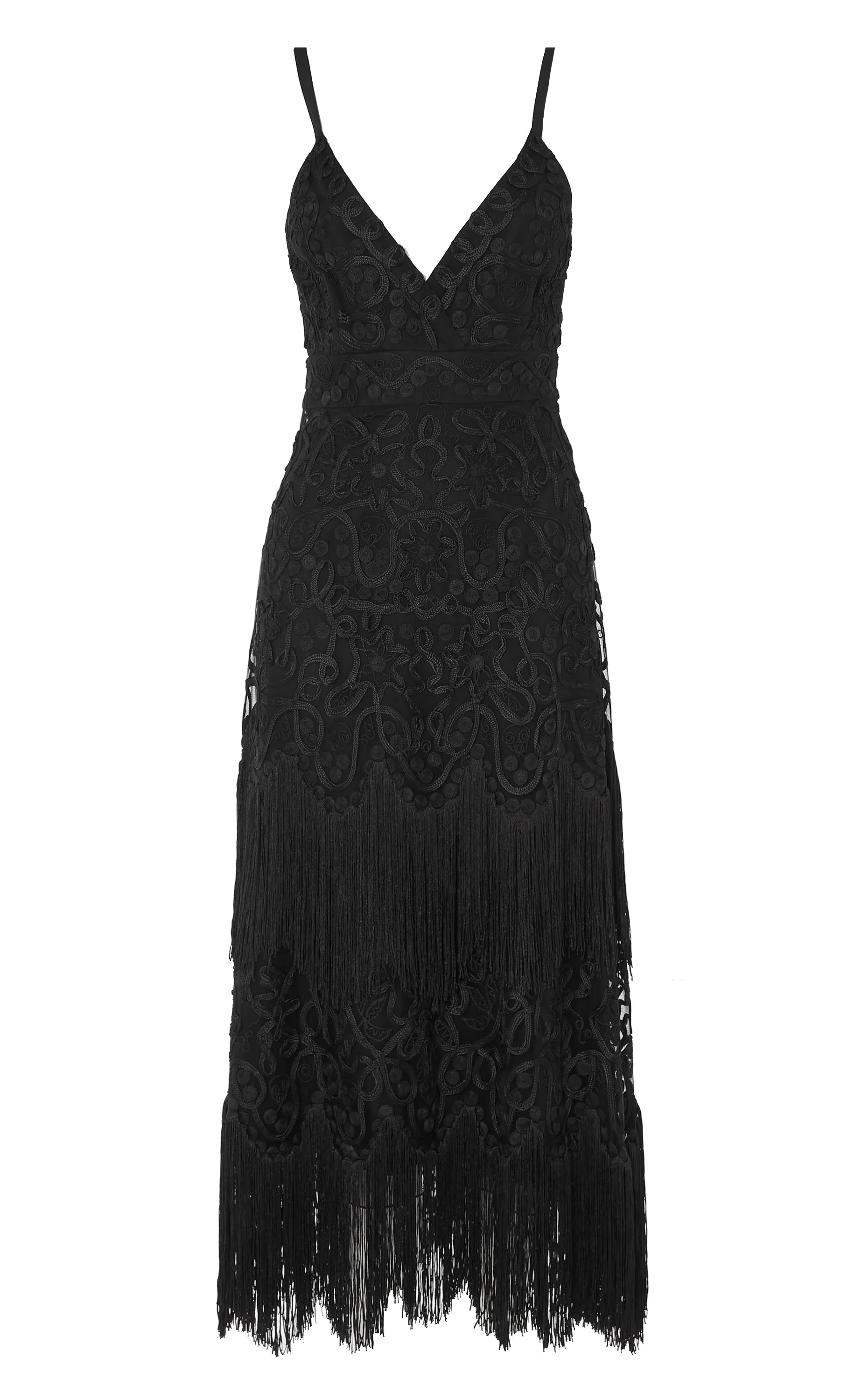 Cordelle Tassel Dress - Black - Image 2