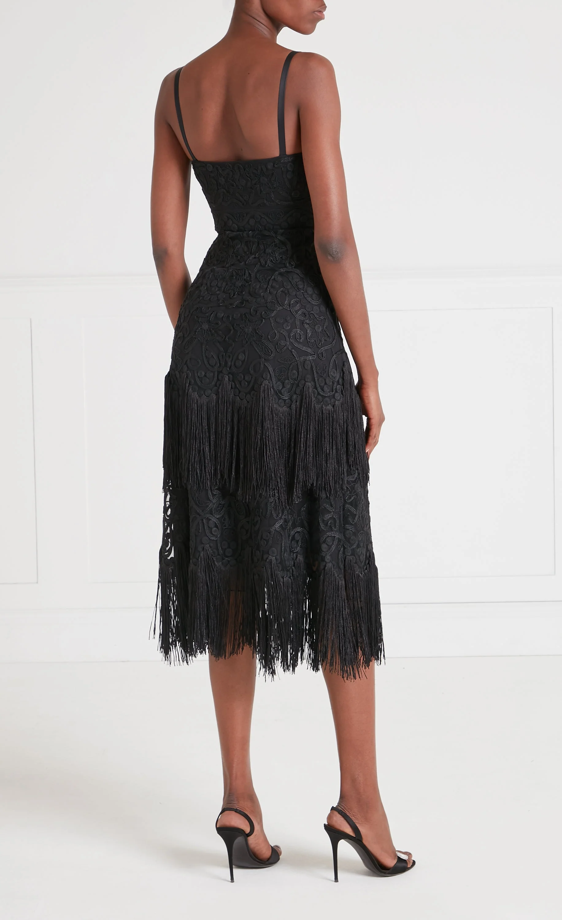 Cordelle Tassel Dress - Black - Image 6