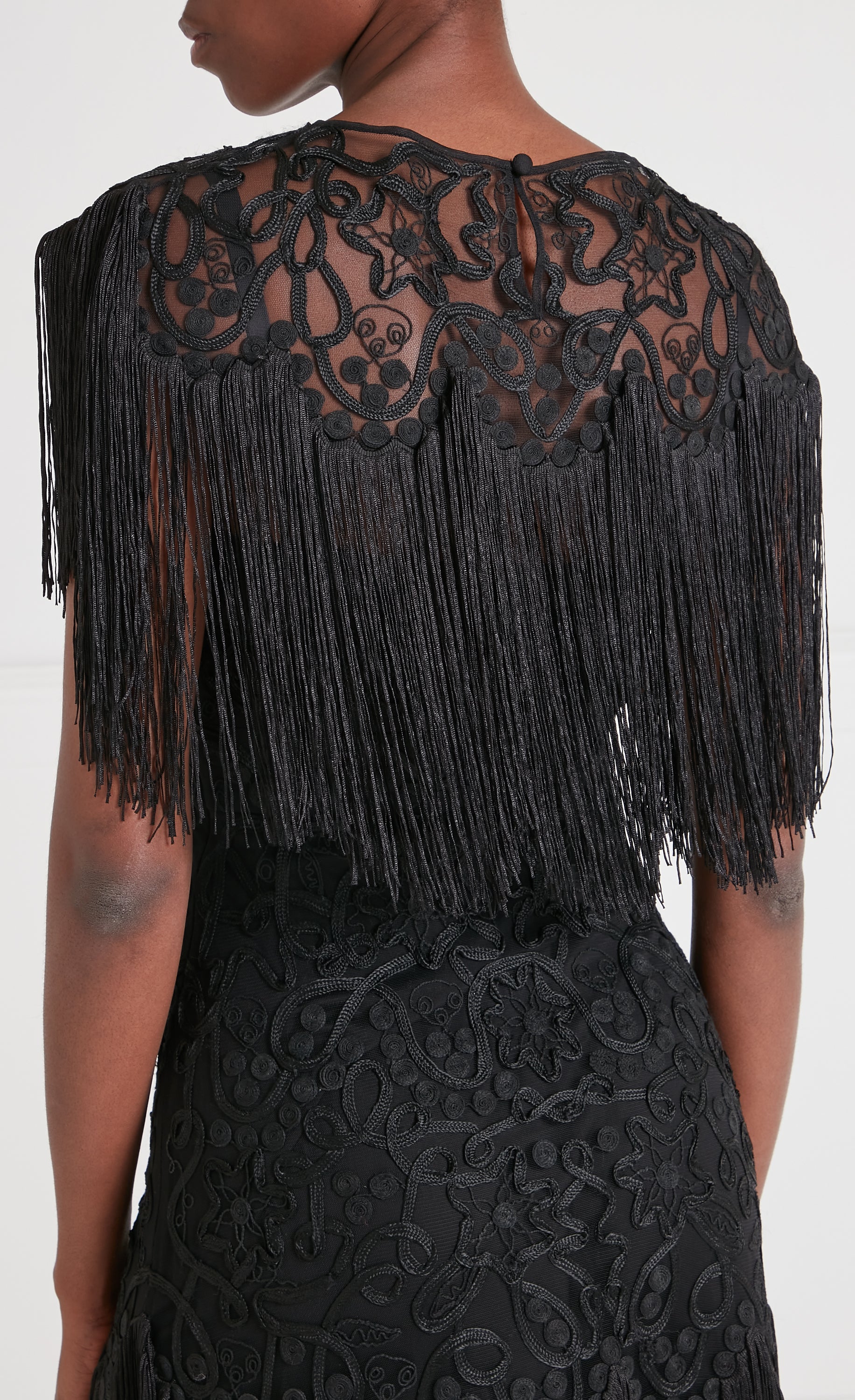 Cordelle Tassel Dress - Black - Image 7