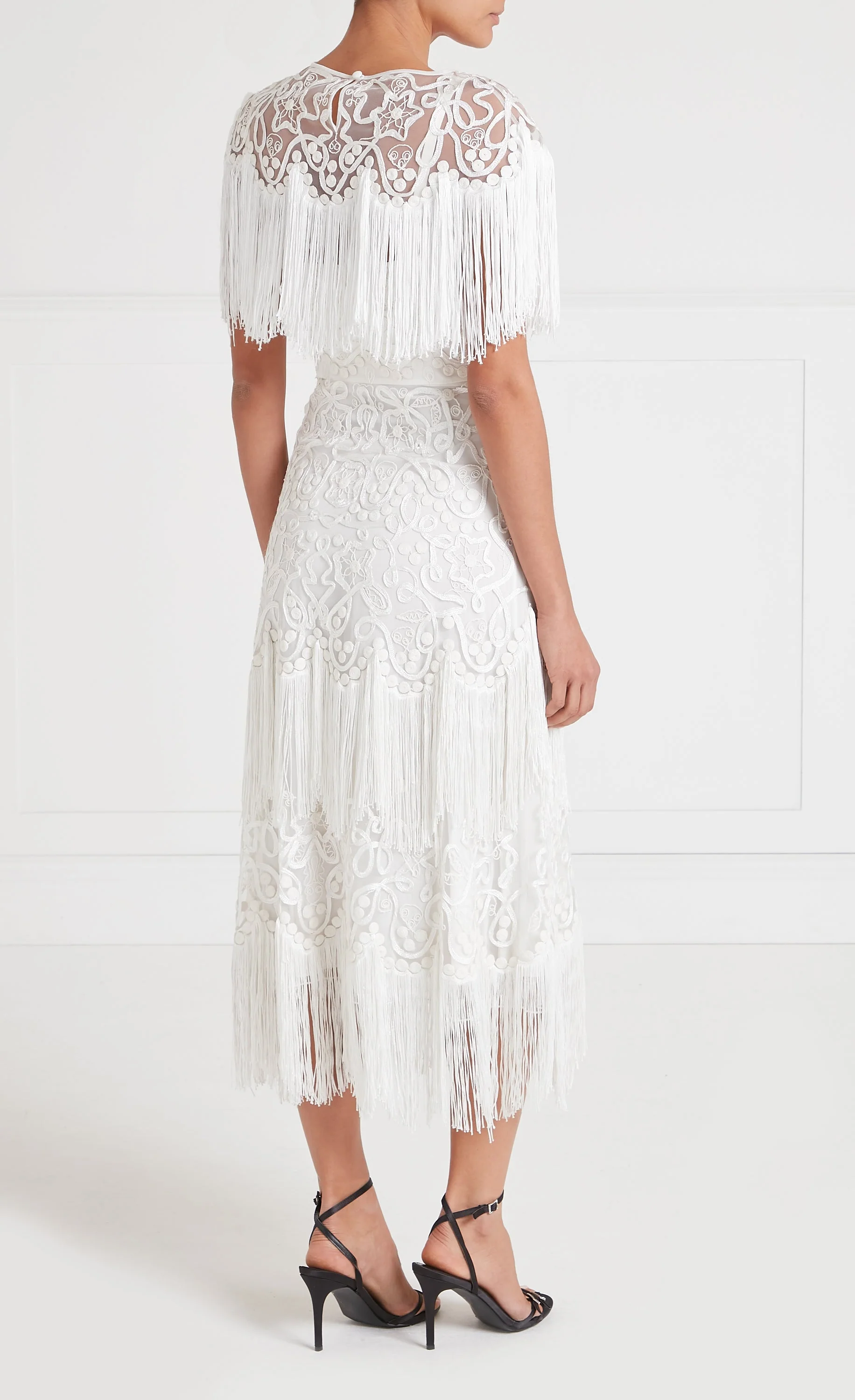 Cordelle Tassel Dress - White - Image 5