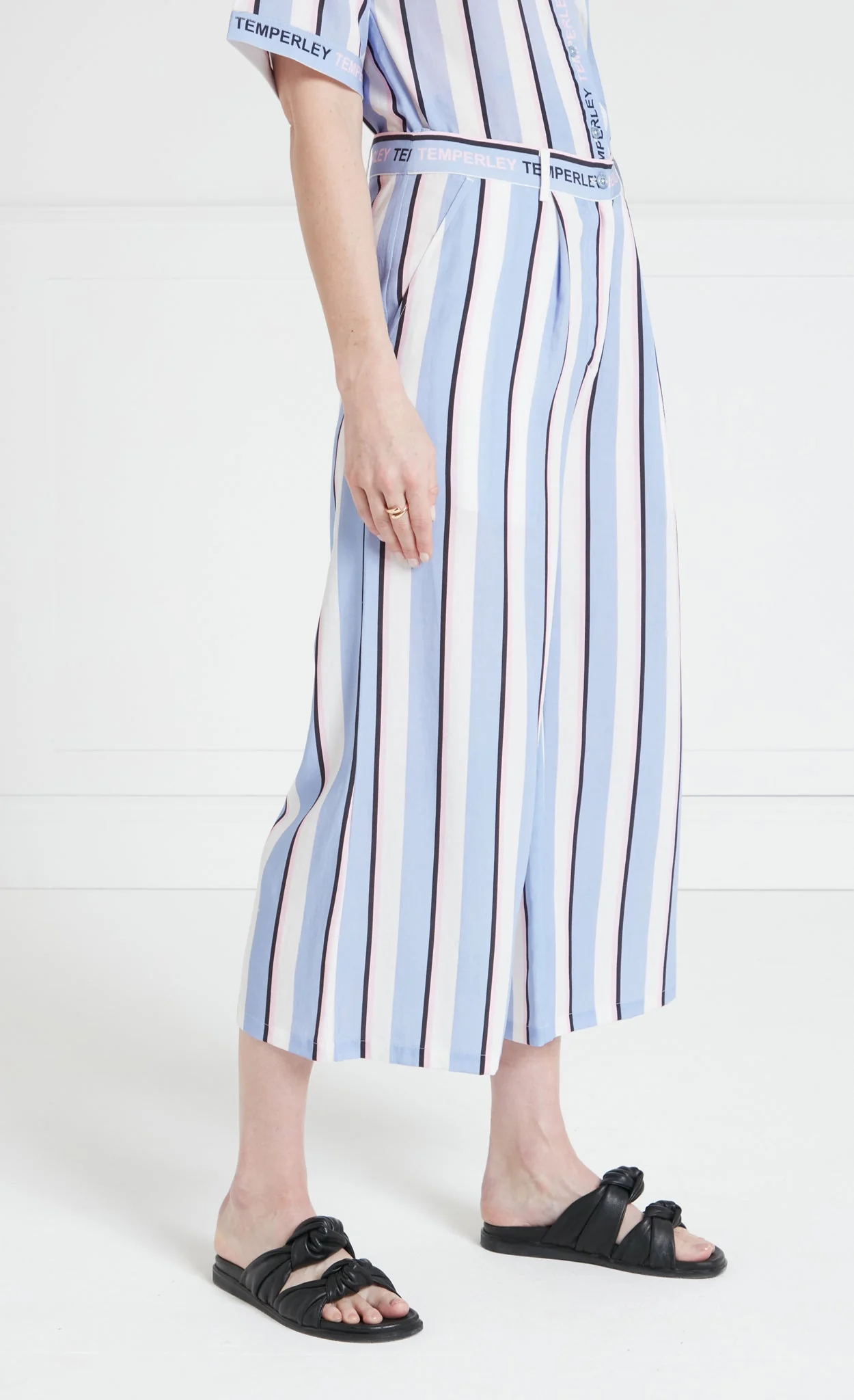 Dominique Trousers - Blue Mix - Image 5