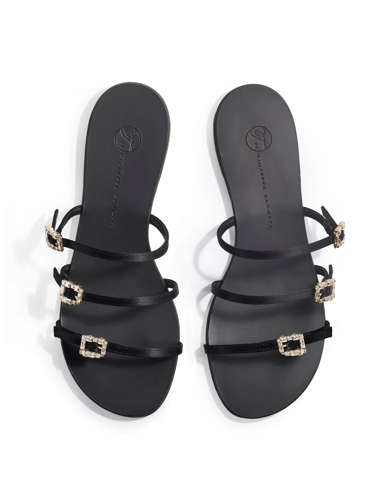 Eclipse Flat Sandals - Black - Image 4