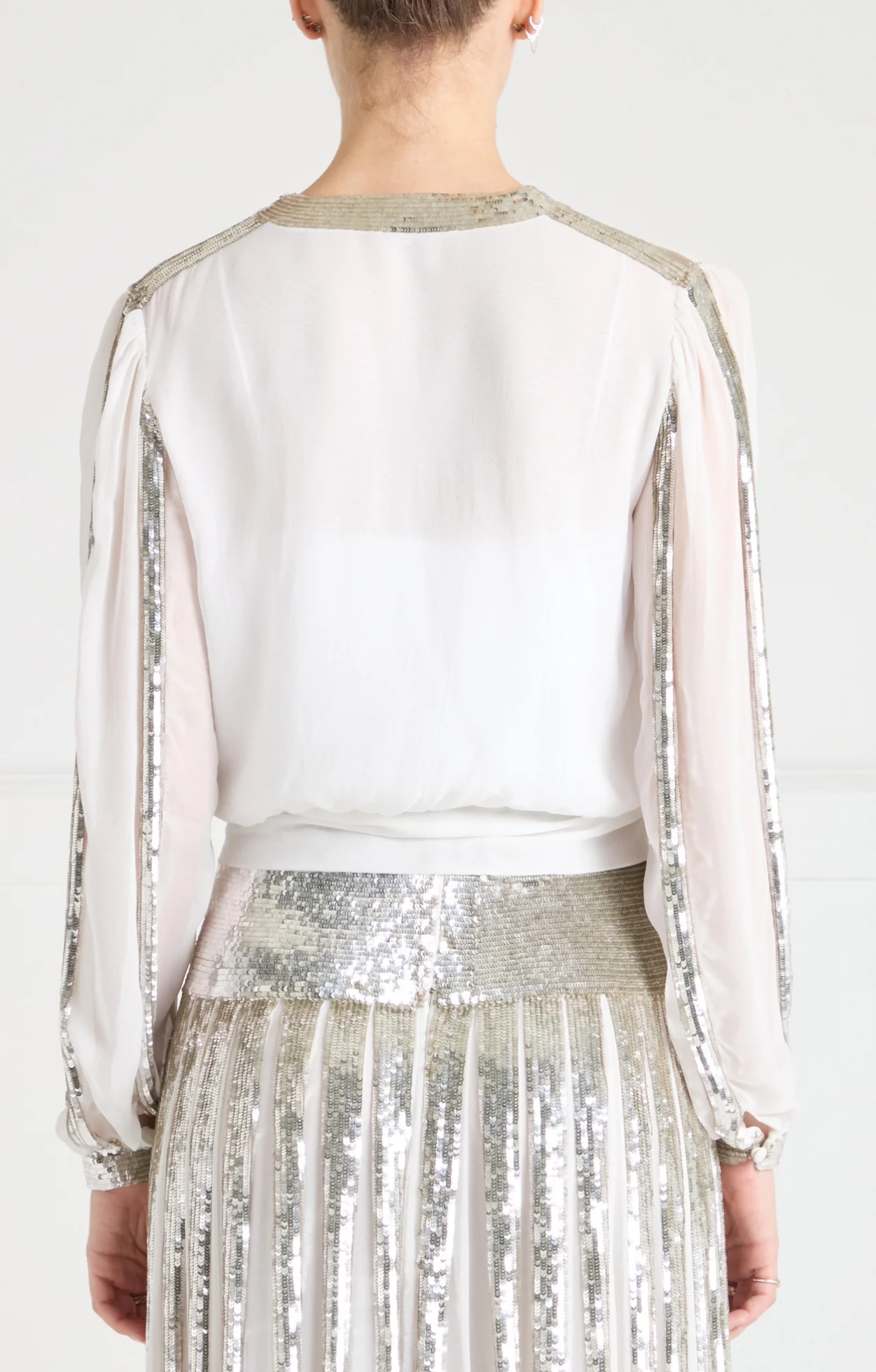 Filigree Blouse - Silver - Image 4