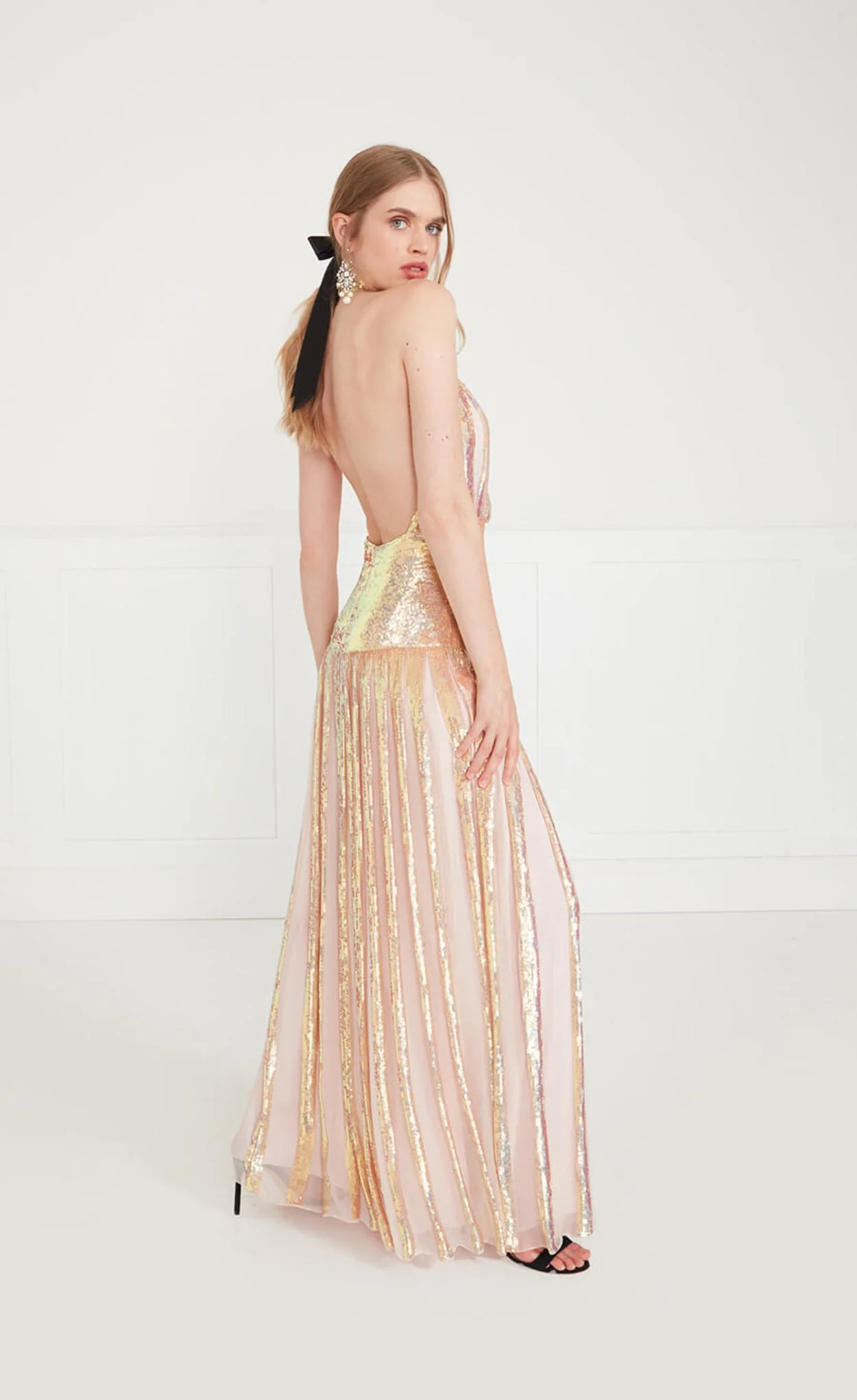 Filigree Dress - Iridescent Gold - Image 4