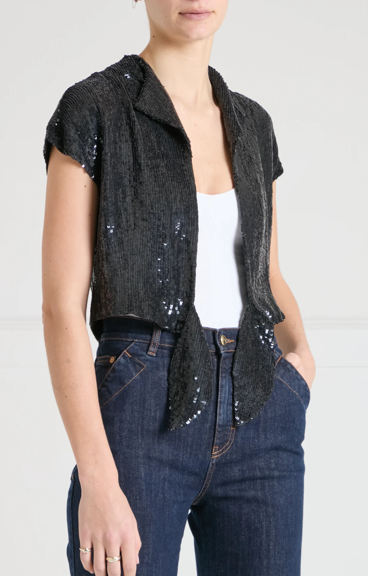 Filigree Jacket - Black - Image 3