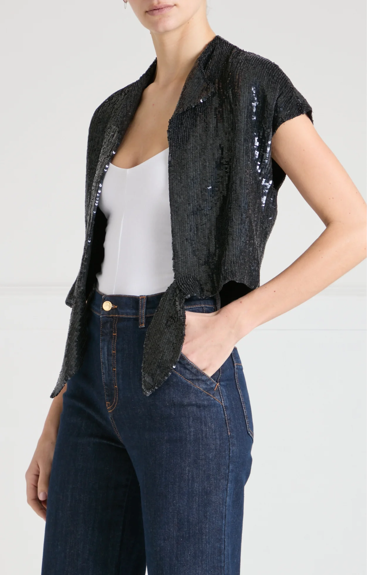 Filigree Jacket - Black - Image 4