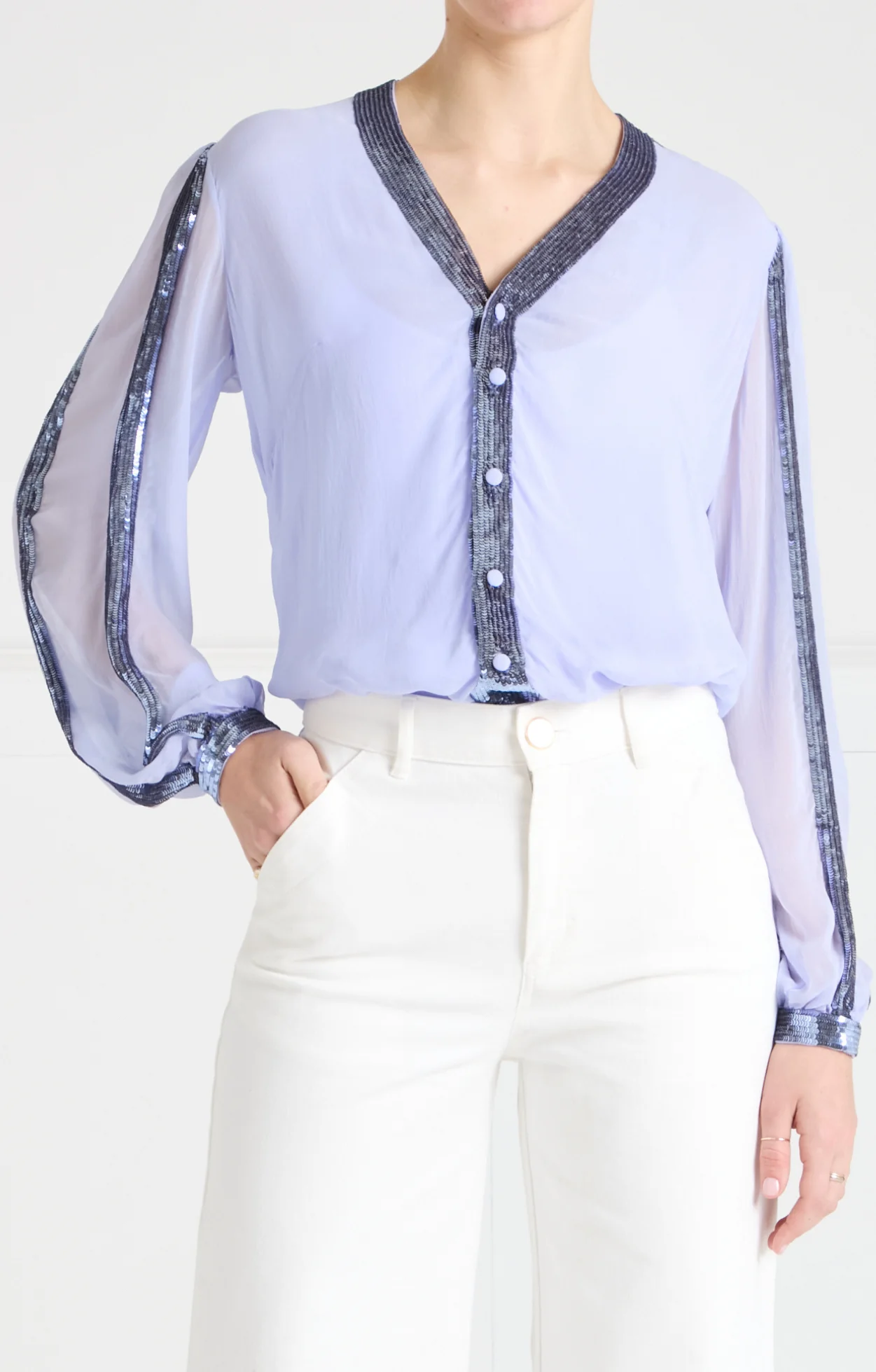 Filigree Shirt - Lavender - Image 2