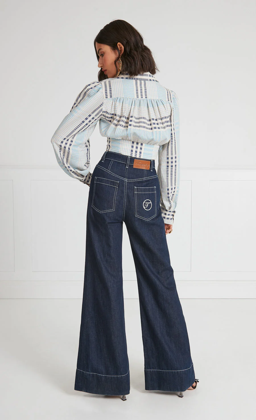 Fontana Wide-Leg Jean - Denim - Image 4
