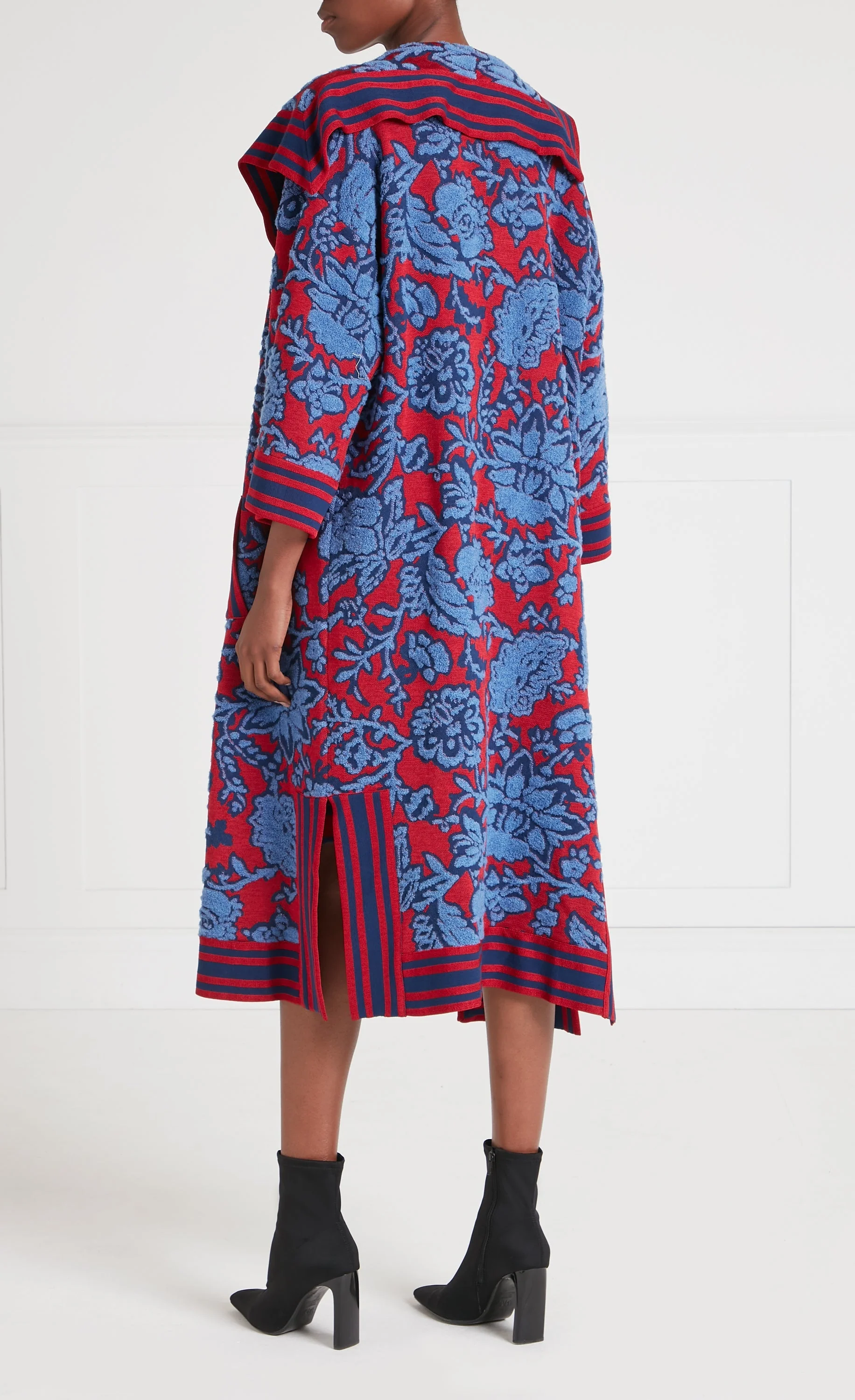 Francis Knit Cape - Harbour Blue - Image 3