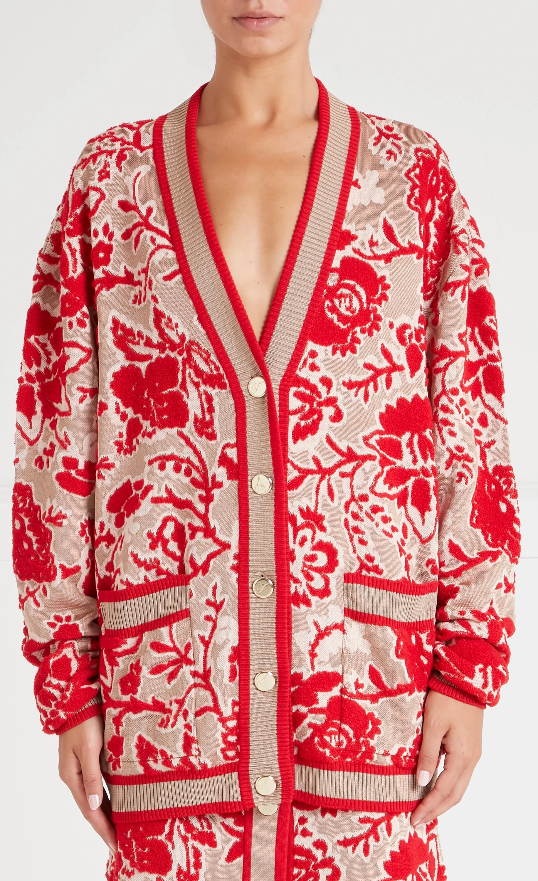 Francis Knit Cardigan - Oatmeal Mix - Image 2