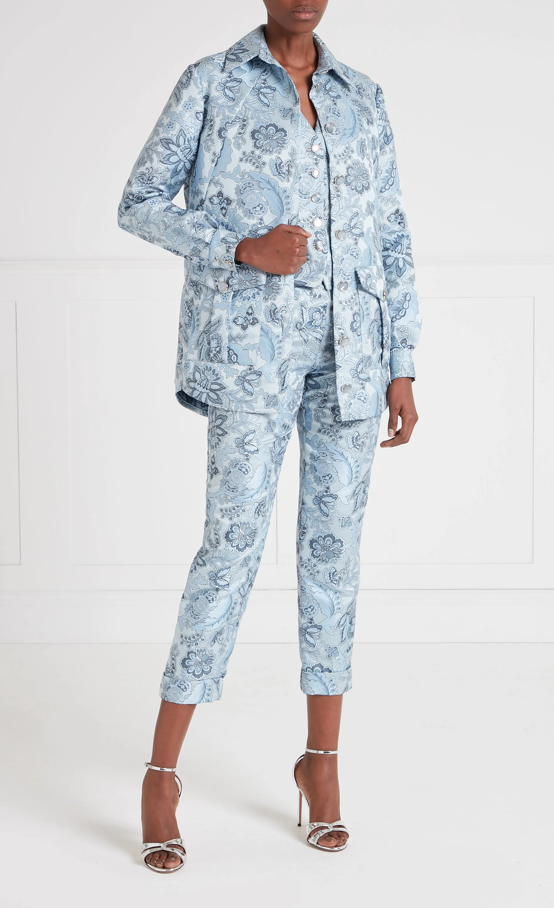 Francis Shirt Jacket - Light Blue - Image 5