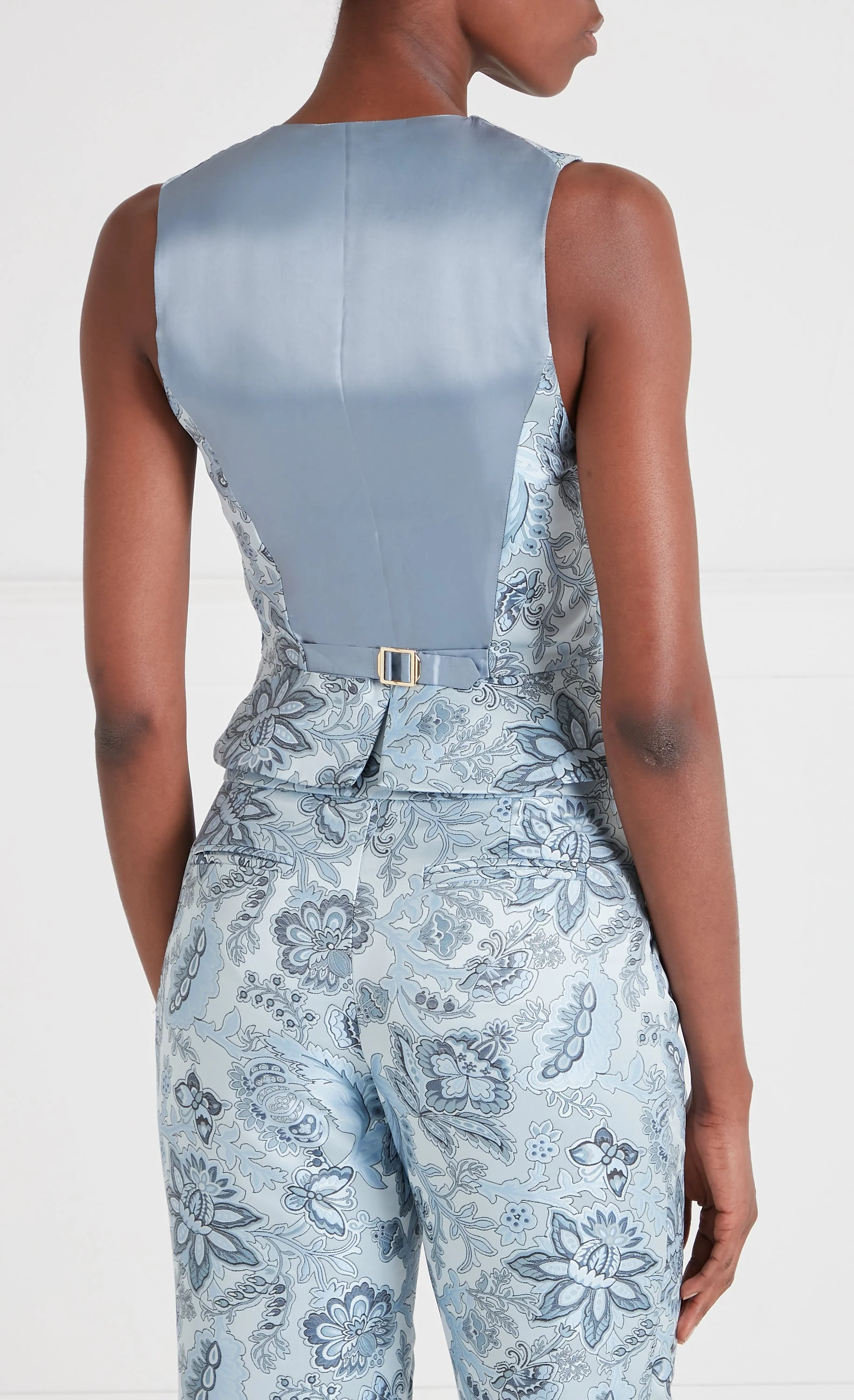 Francis Waistcoat - Light Blue - Image 3