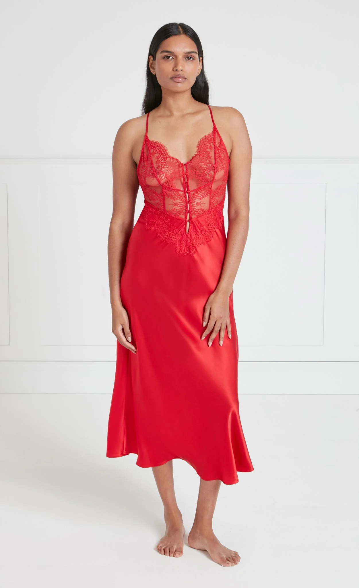 Gaia Slip - Red - Image 2