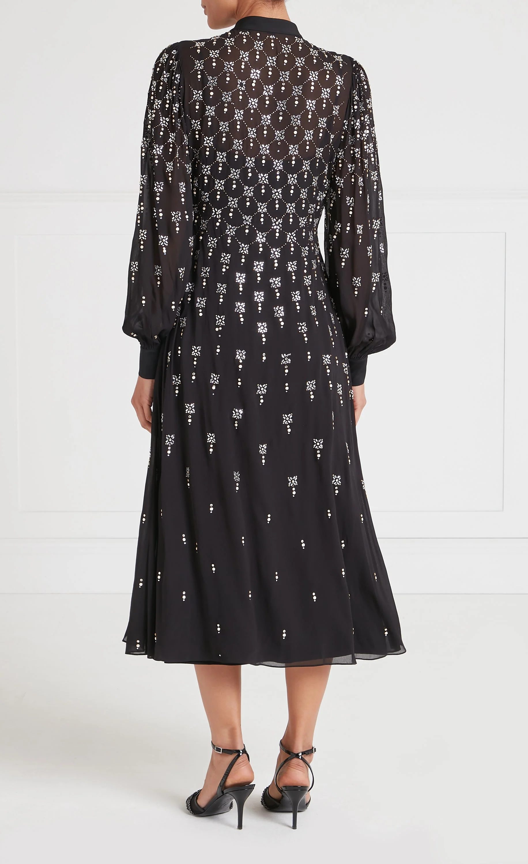 Gallantry Shirt Dress - Black - Image 4