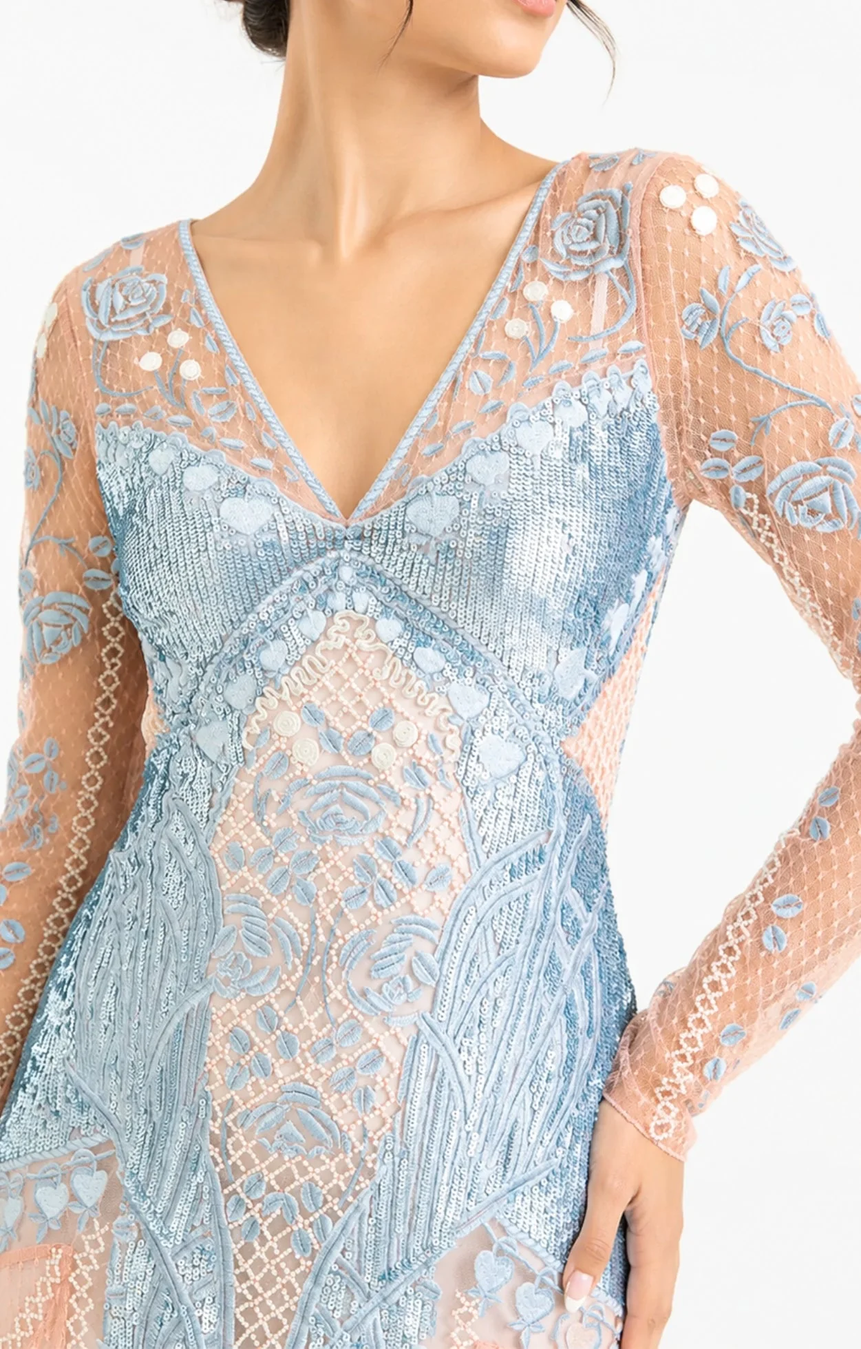 Gigi Dress - Powder Blue - Image 4