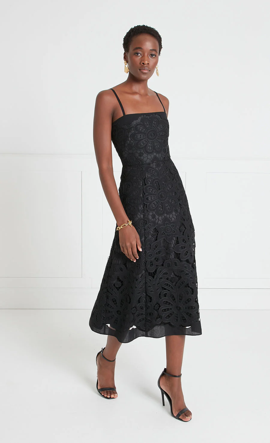 Guinevere Strappy Dress - Black - Image 2