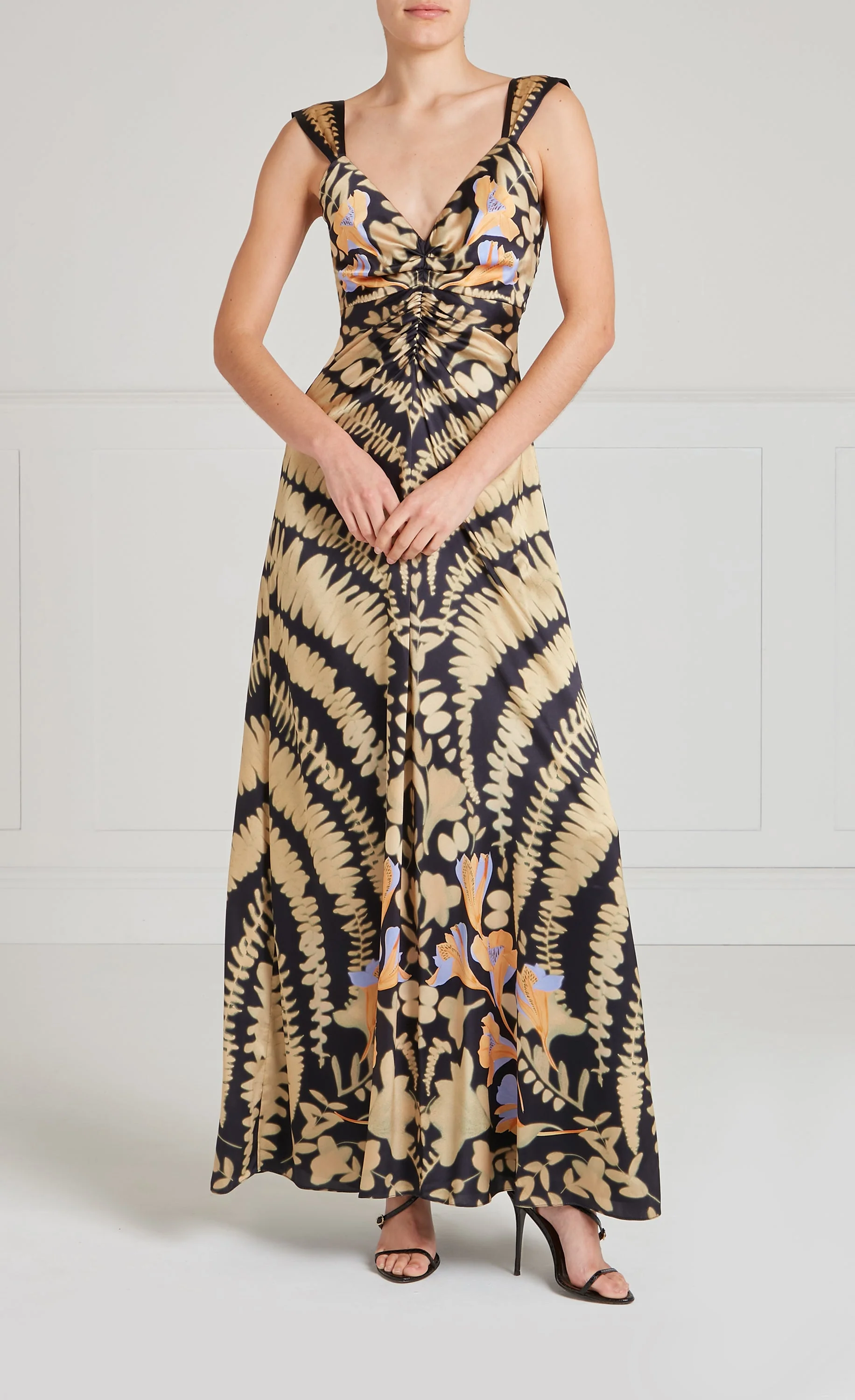 Ivy Strappy Gown - Black - Image 2