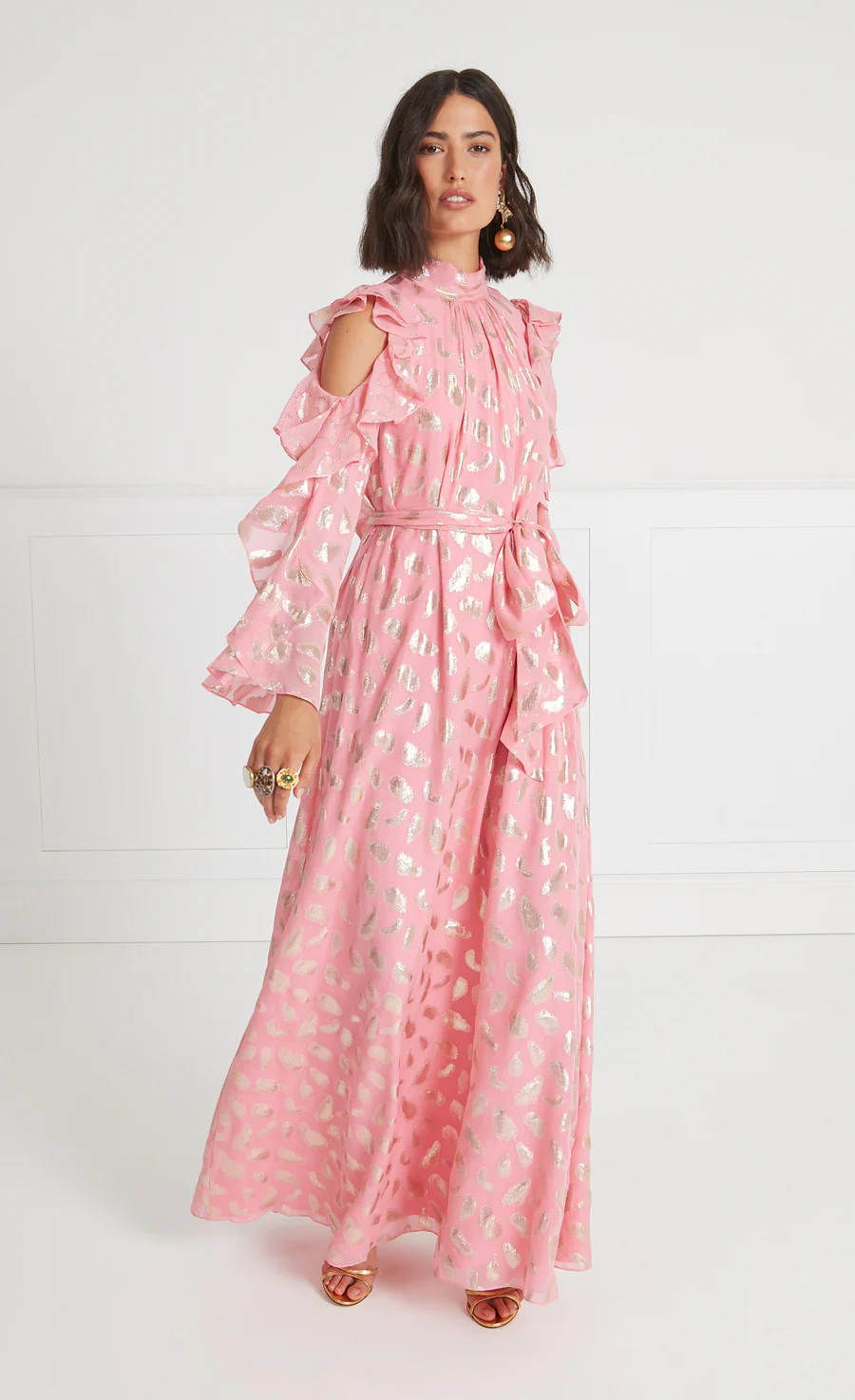 Lorene Dress - Indian Pink - Image 2