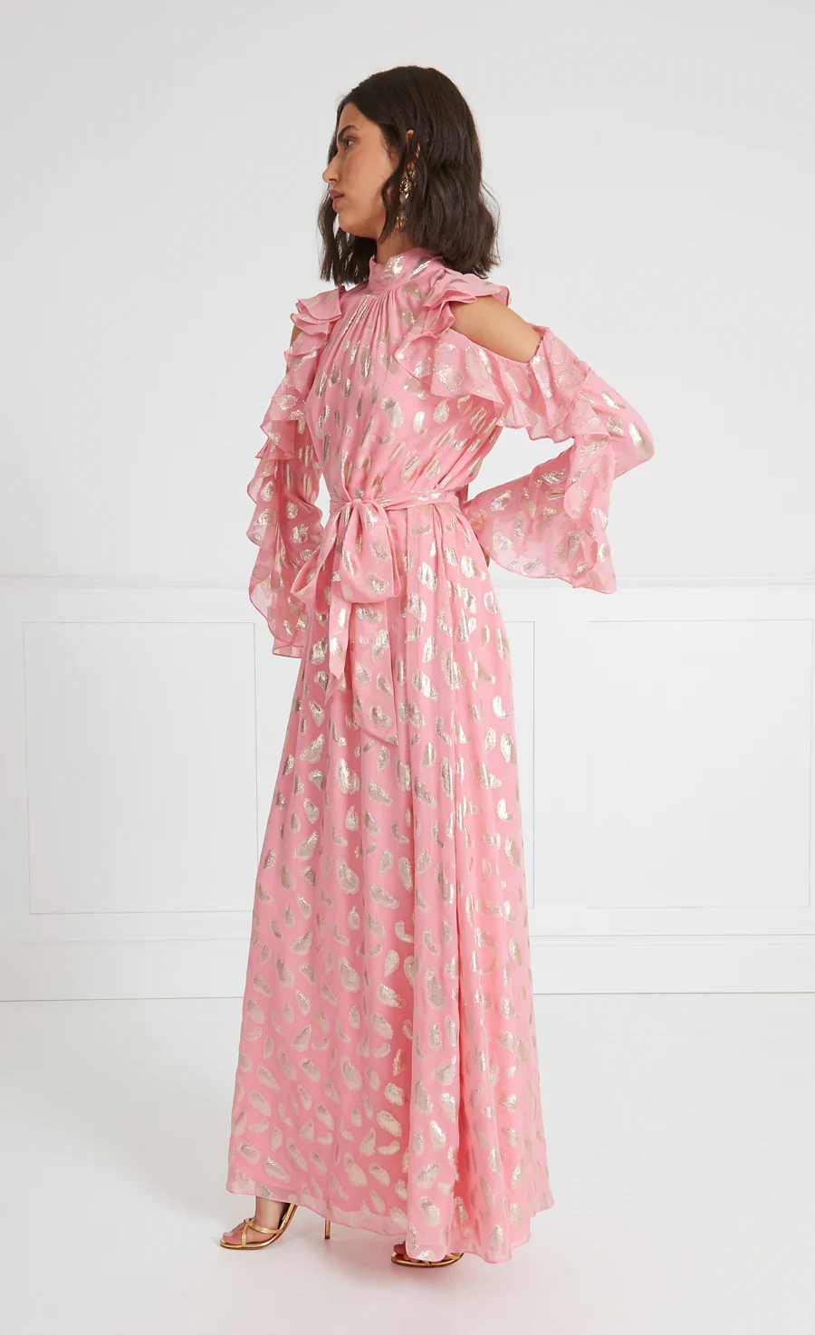 Lorene Dress - Indian Pink - Image 3