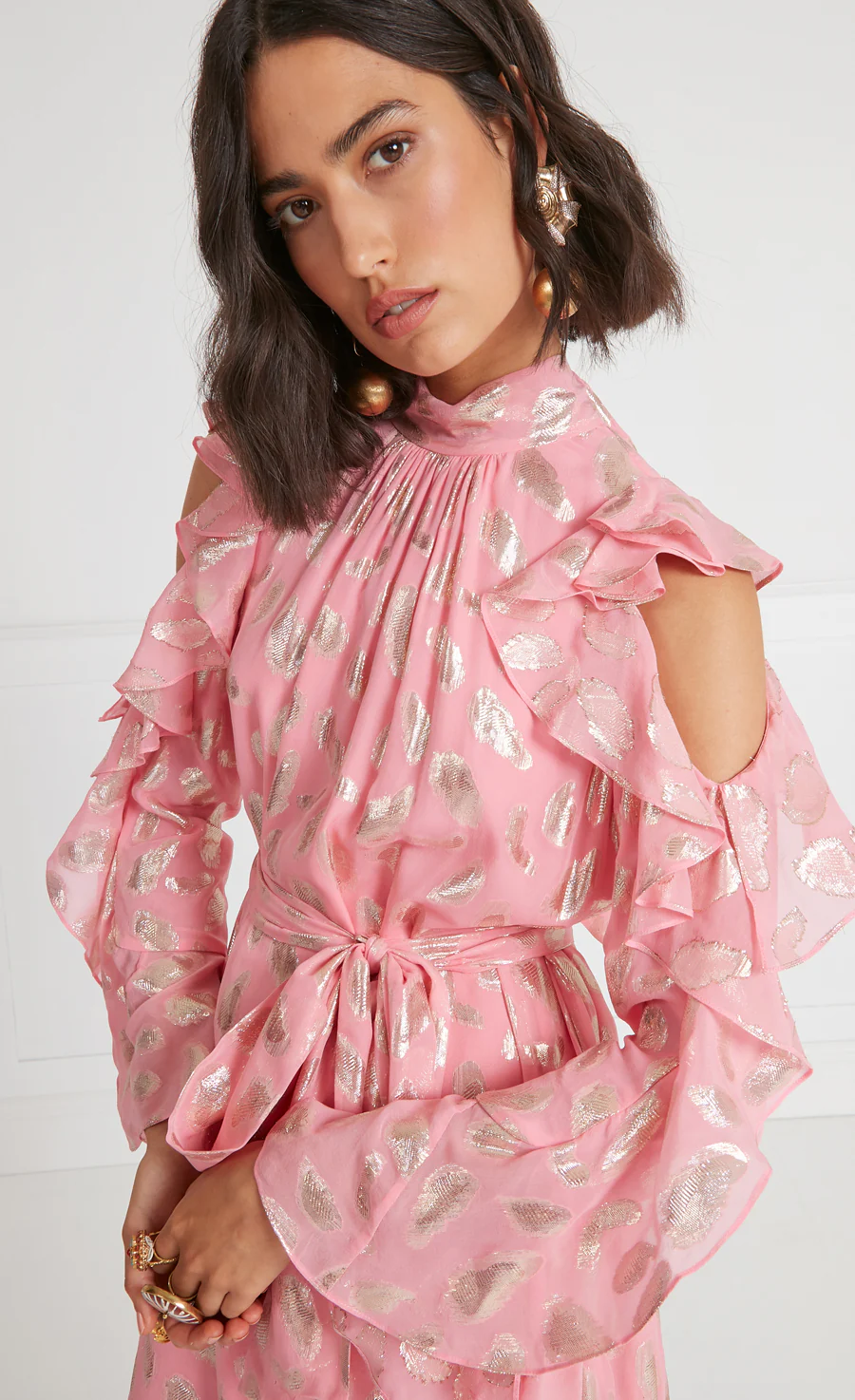 Lorene Dress - Indian Pink - Image 5