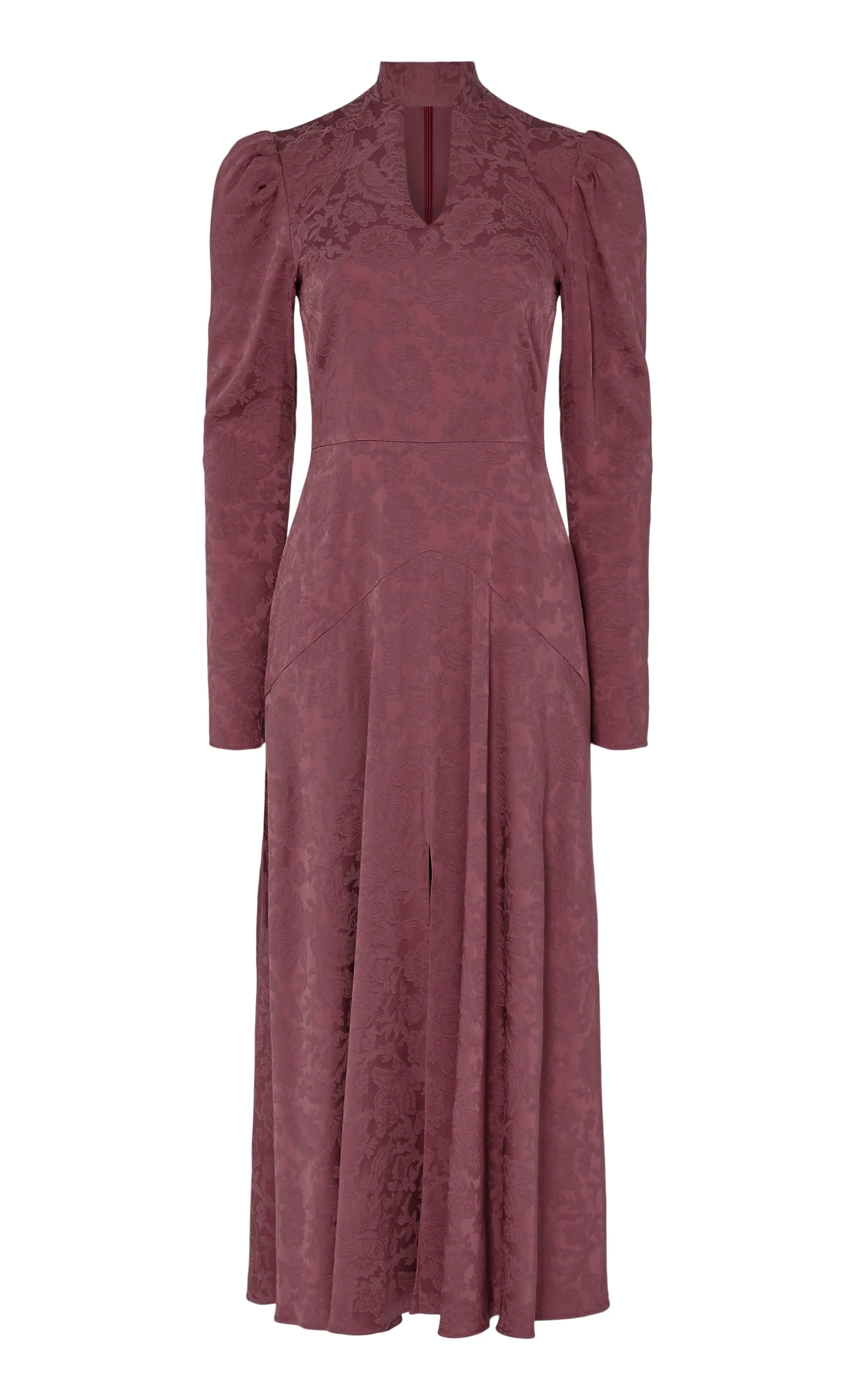 Madame Split Dress - Dark Amethyst
