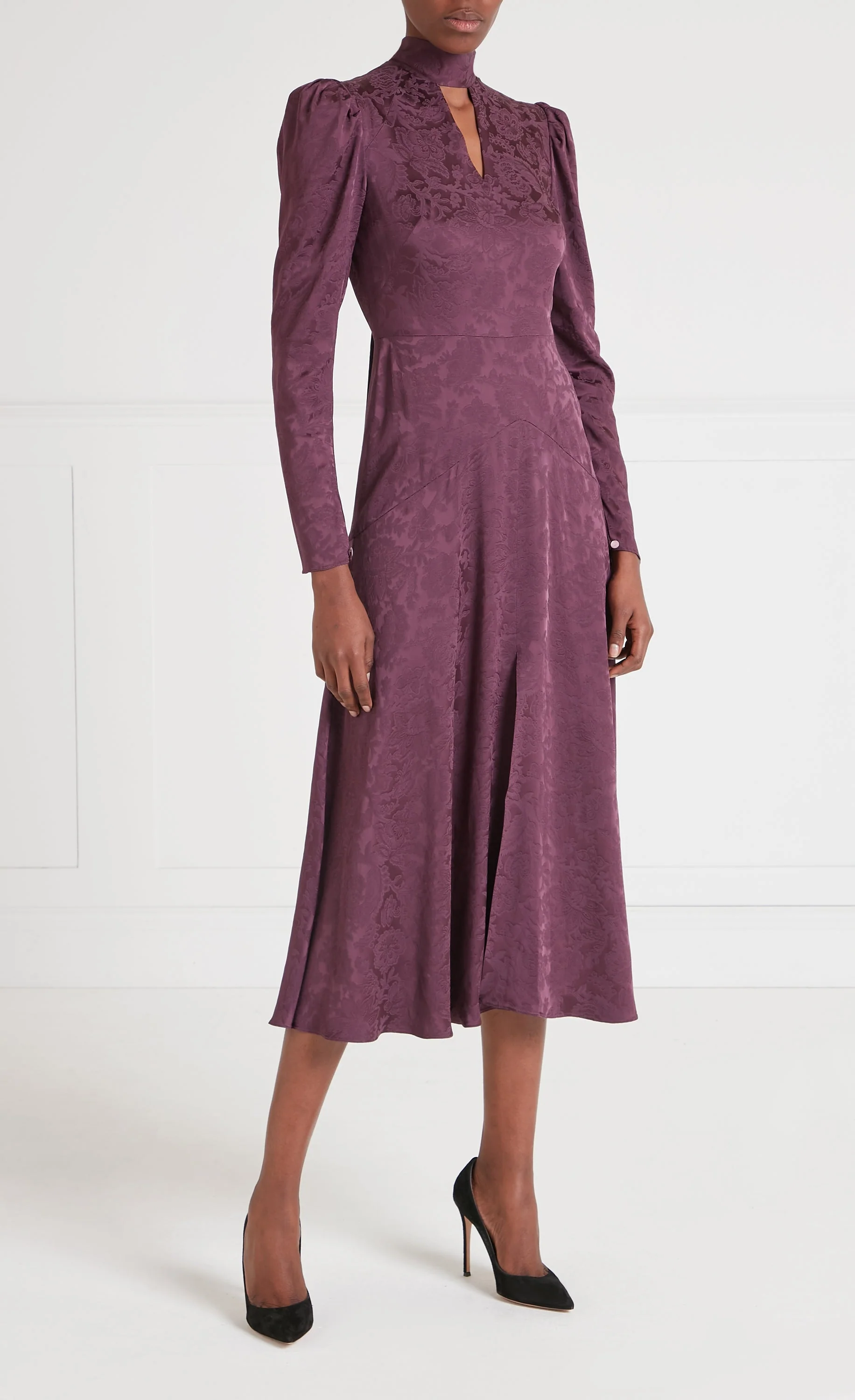 Madame Split Dress - Dark Amethyst - Image 3