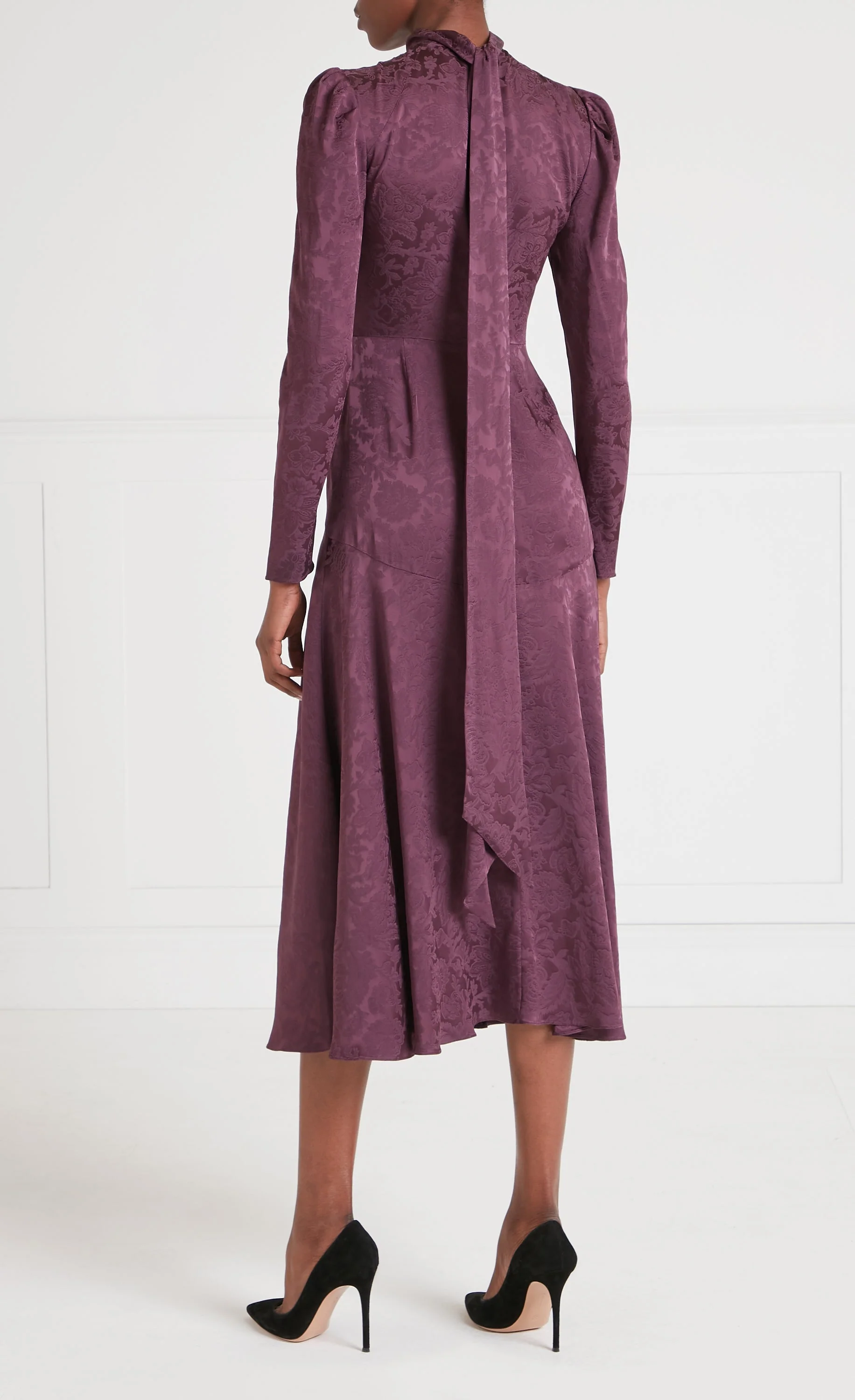 Madame Split Dress - Dark Amethyst - Image 4