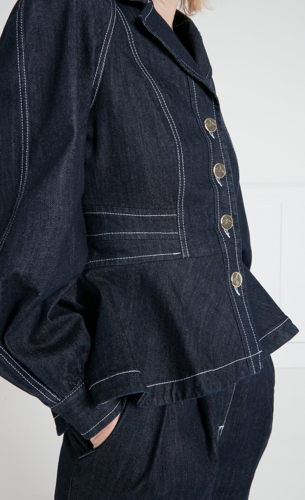 Maye Corset Jacket - Blue - Image 5
